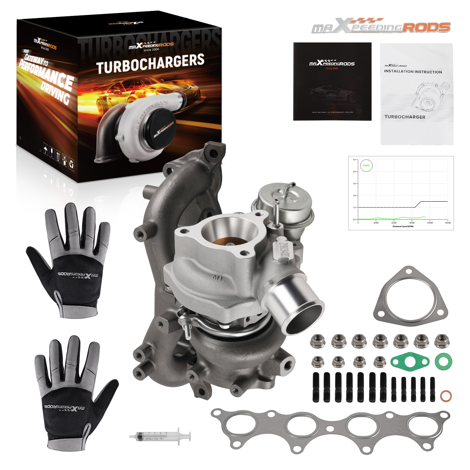 Upgraded Billet K03 Turbo for Hyundai Veloster Kia Forte Koup 1.6L 28500-2B700