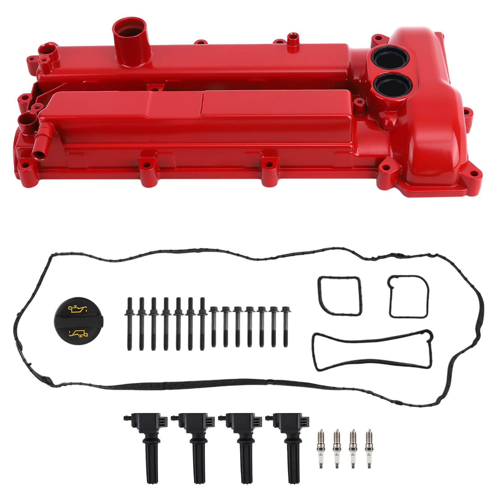Valve Cover For Ford Focus 2.0L 2014-2018 FM5Z6582A Aluminum DOHC w/ Bolts