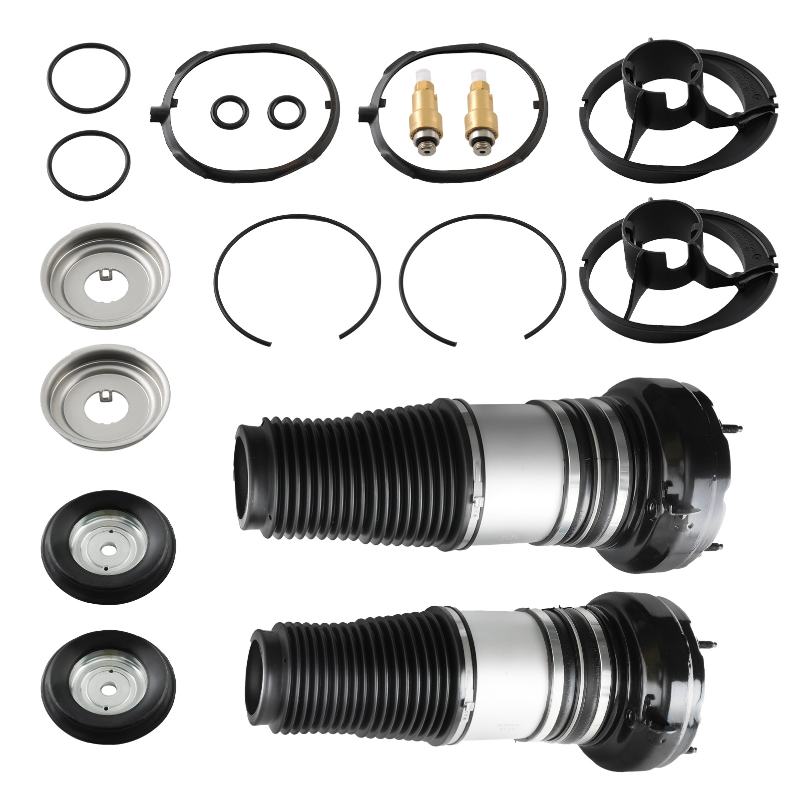 2X Front Air Suspension Spring Bag For Audi A6 S6 RS6 C7 A7 S7 4G 2010-2018