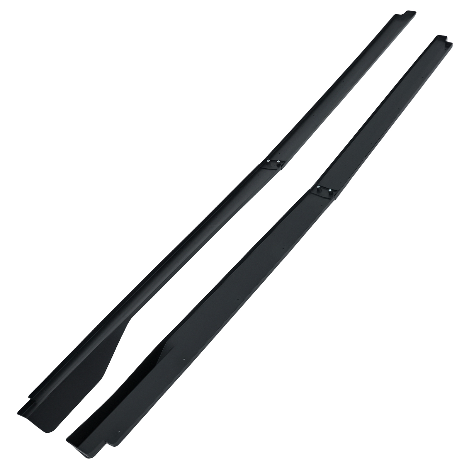 Body Panel Extension Kit Side For Toyota Camry 18-24 Gloss Black ABS Skirt 2PCS