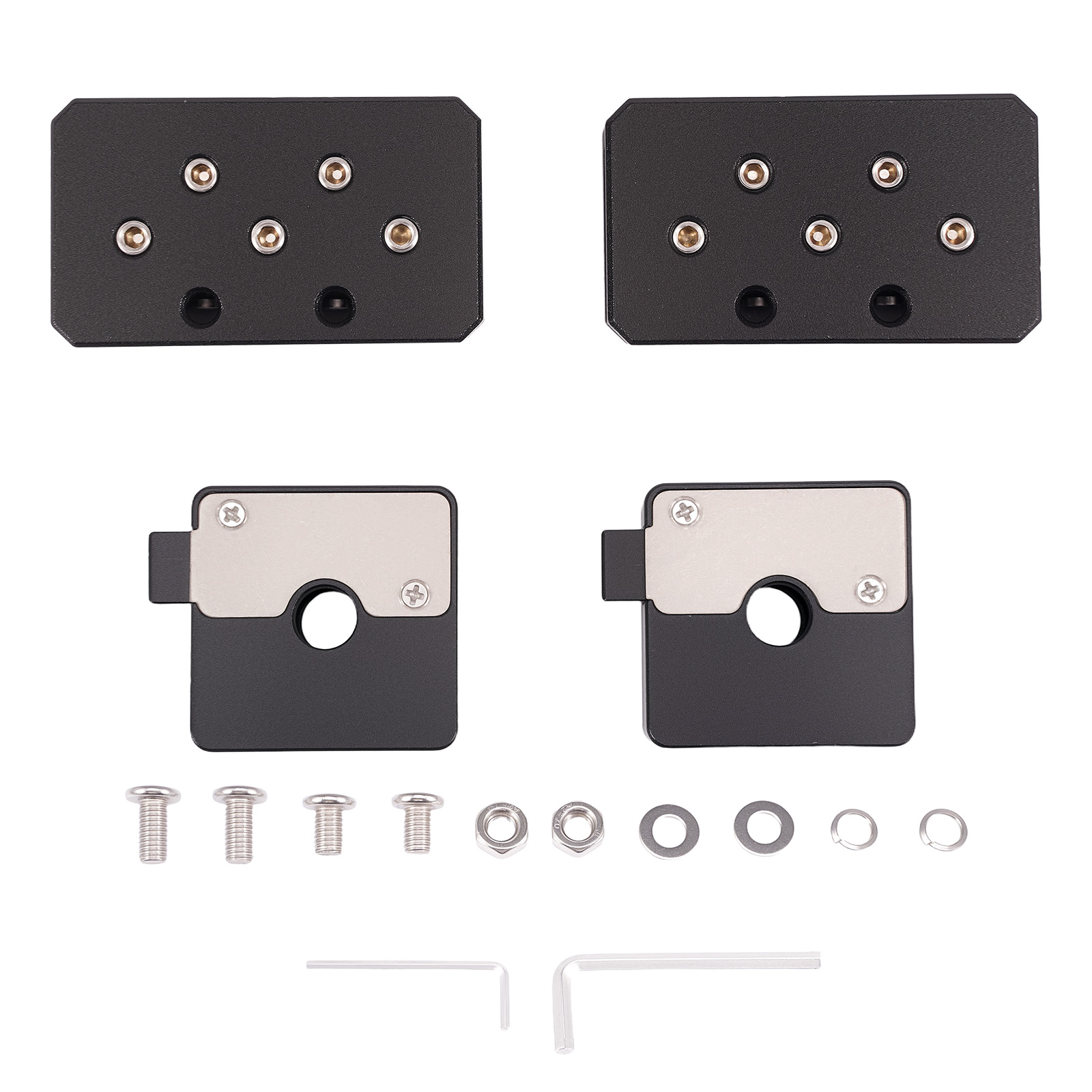 Universal Hood Mount Clamps For Jeep SUV Truck LED Fog Work Light Drill-Free