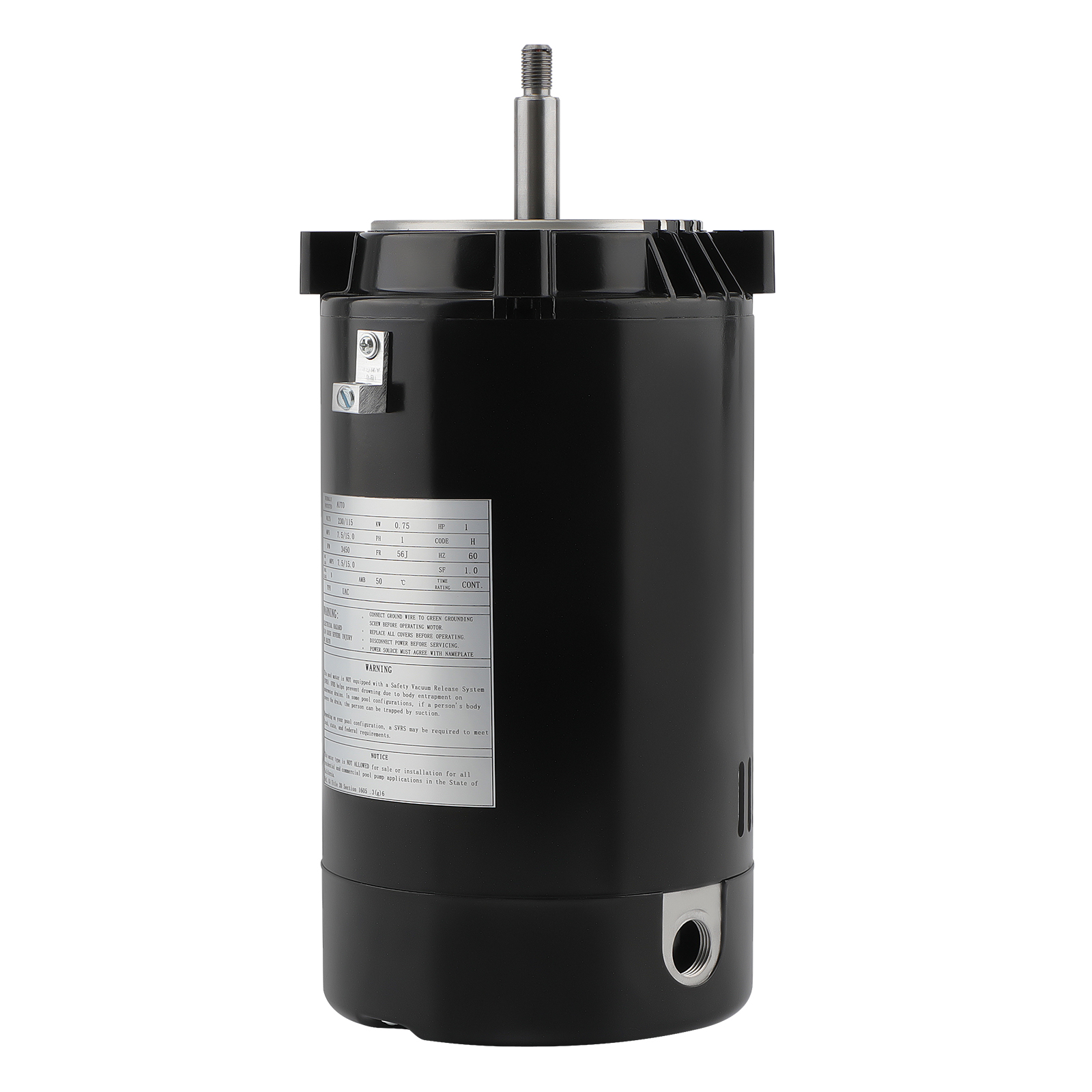 Pool Pump Motor & Seal Replacement Kit For Hayward Super Pump UST1102 1 HP