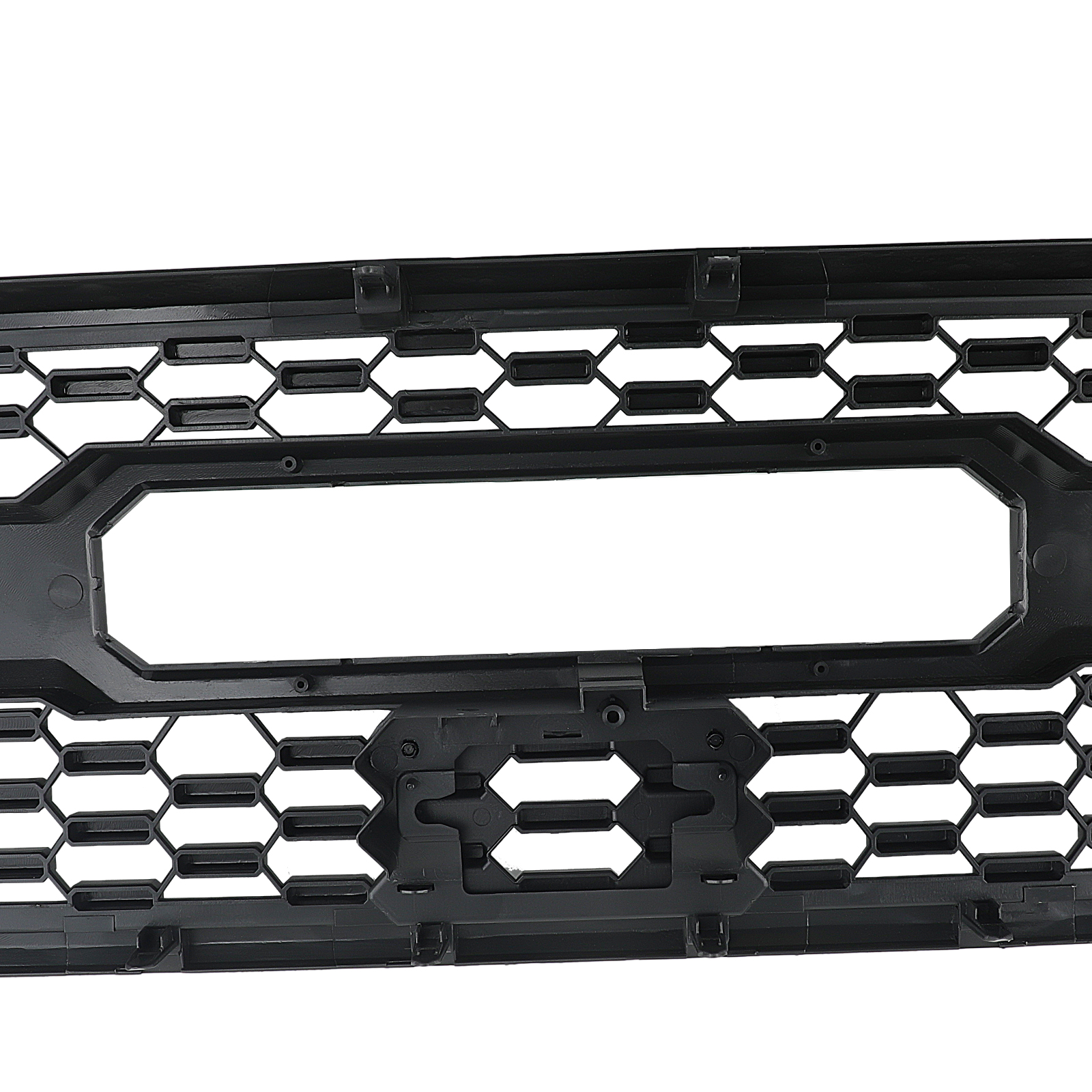 Front Upper Grille Assembly for Toyota Tacoma 16-23 ABS Plastic Matte Black QME