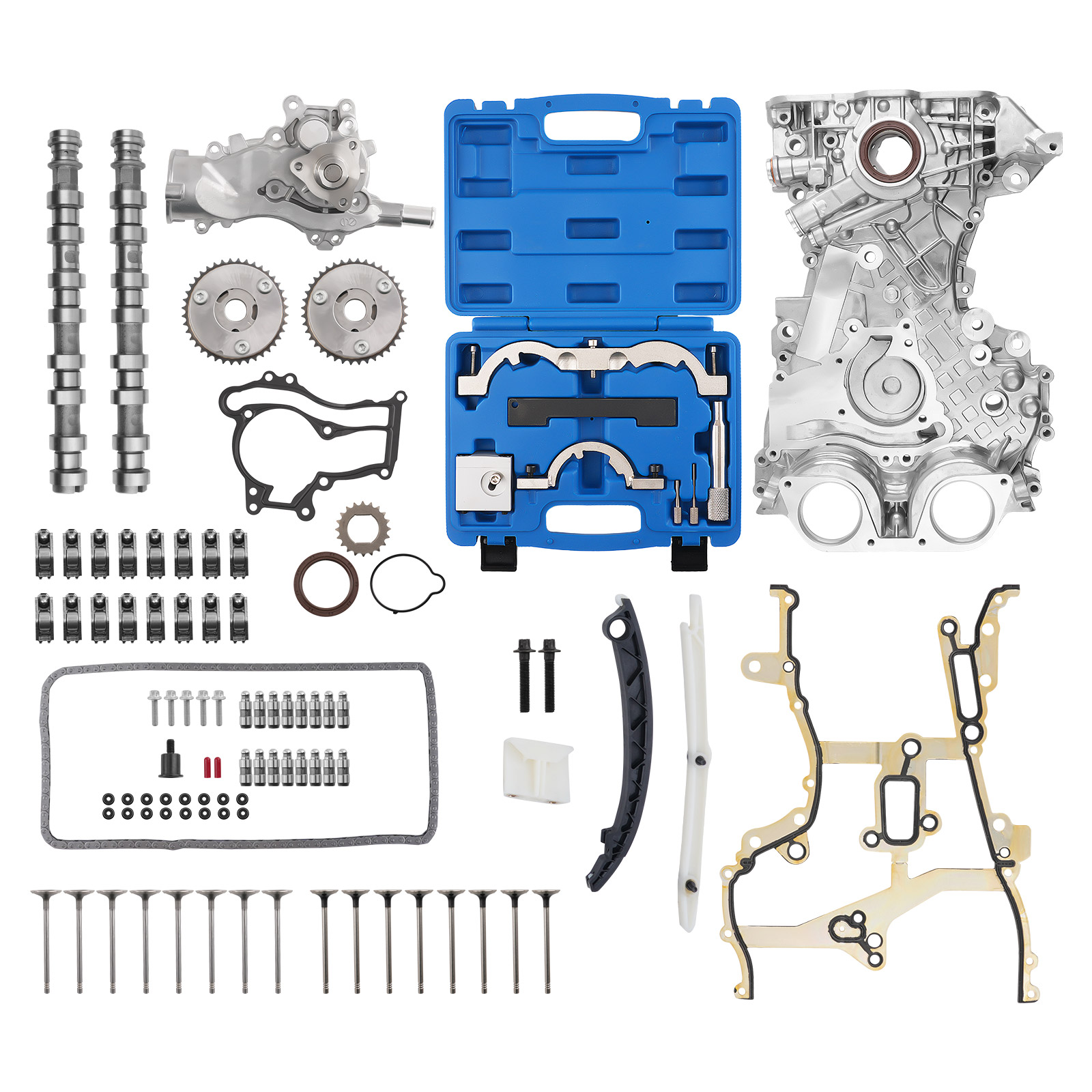Timing Chain w/ VVT Lifters Camshaft Rebuild Kit For Chevy Cruze Buick 1.4 Turbo