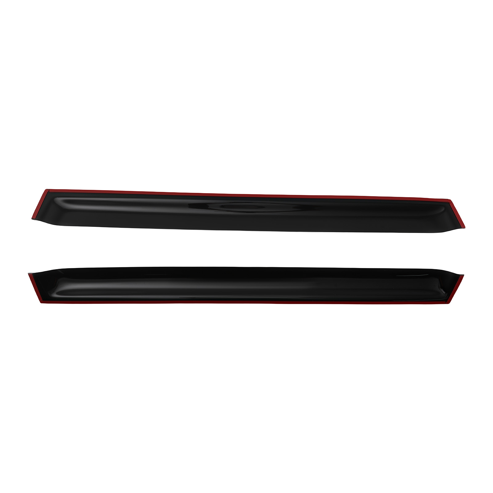 Window Visors Rain Guards Wind Deflectors Set for Honda Pilot 2003-2008 Black