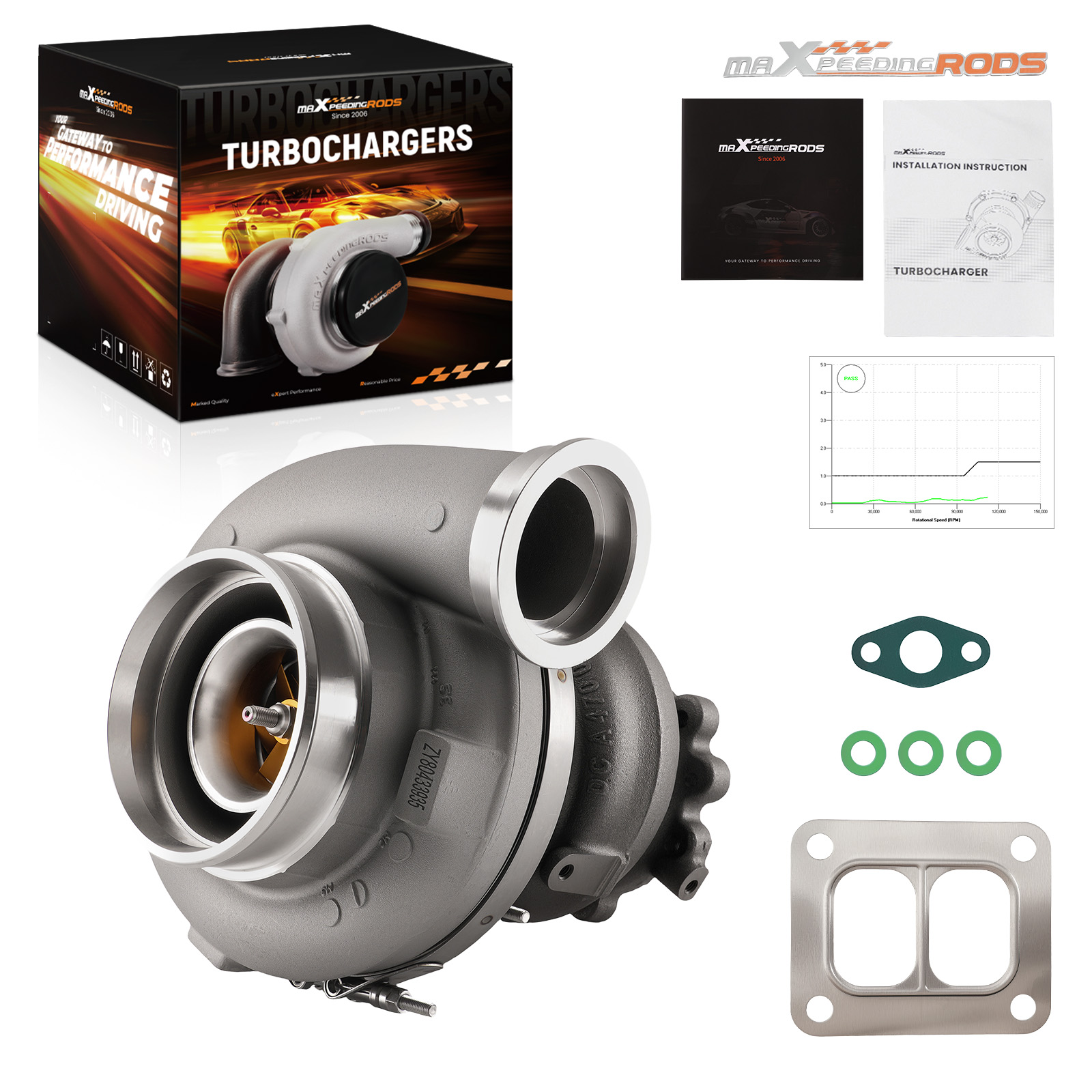 Billet Turbocharger for Detroit Diesel DD15 Turbo 4720902880