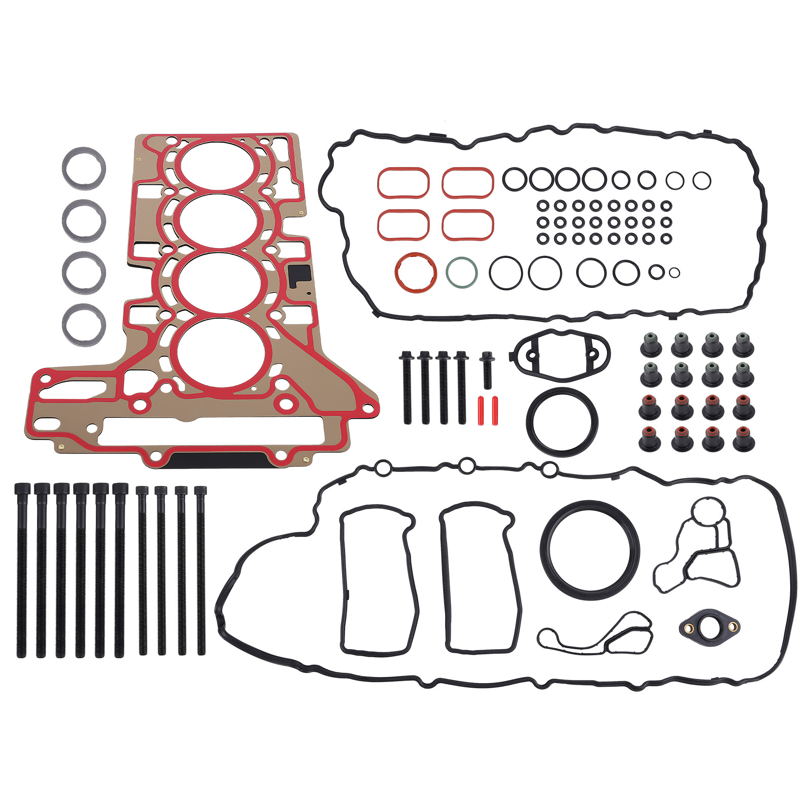Cylinder Gaskets Seals Set For BMW F26 X4 xDrive 20i 2.0L Turbo 2015–2017