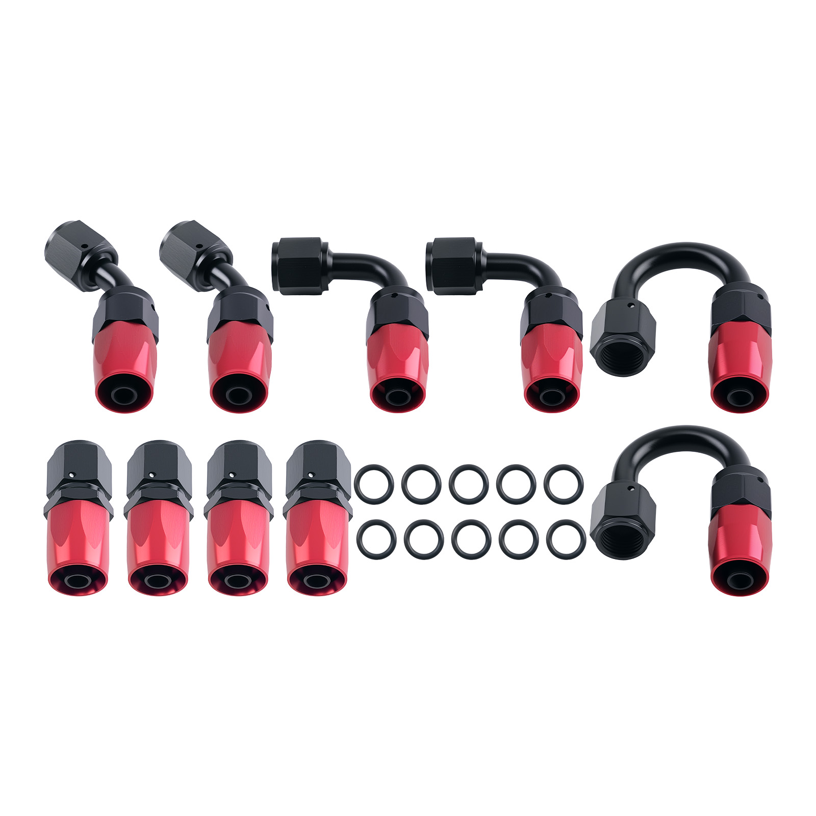 AN6 6AN Geflochtene Kraftstoffleitung Schlauch Drehgelenk Fittings Kit