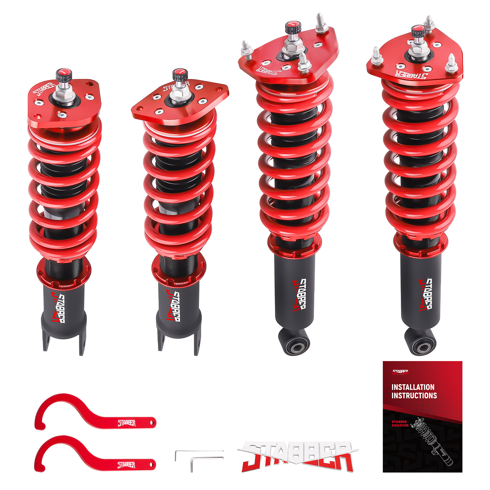 STABBER Coilovers 24 Way Lowering Kit for Infiniti G37 Coupe Sedan RWD 2008-2013