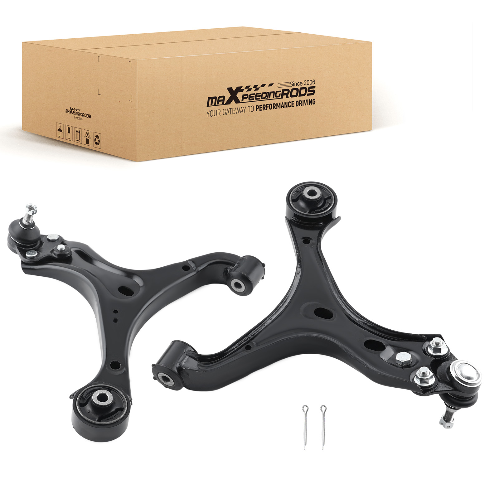 2pc Front Lower Suspension Control Arms for 2012 - 2015 Honda Civic Acura ILX