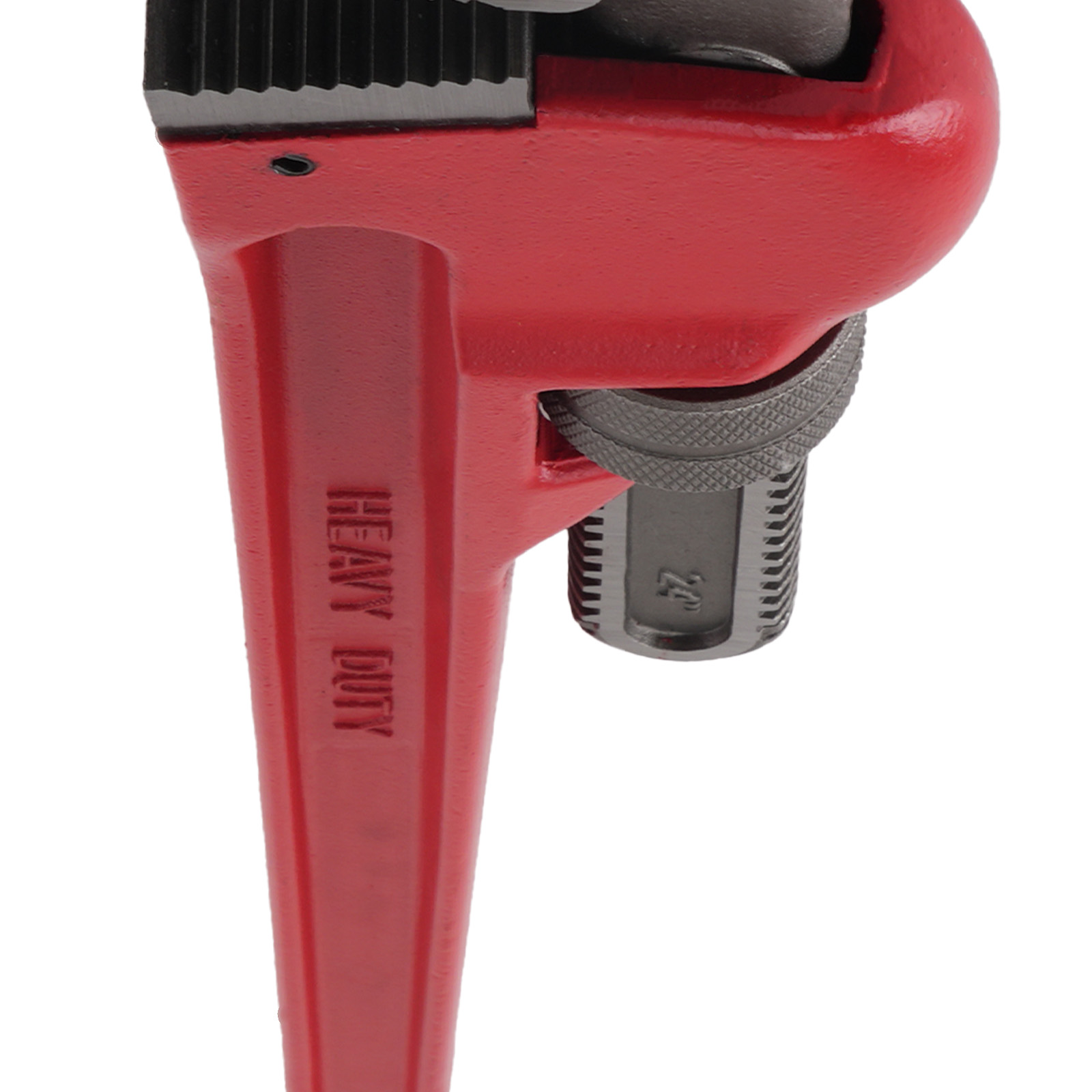 24in Pipe Wrench Heavy Duty Adjustable CRV 85mm Jaw Construction Tool