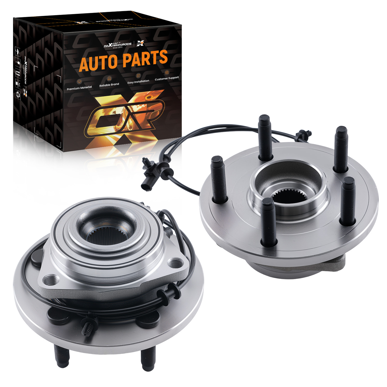2x Front Wheel Hub & Bearing for DODGE DURANGO 2004-2005 HA590033 5-Lug