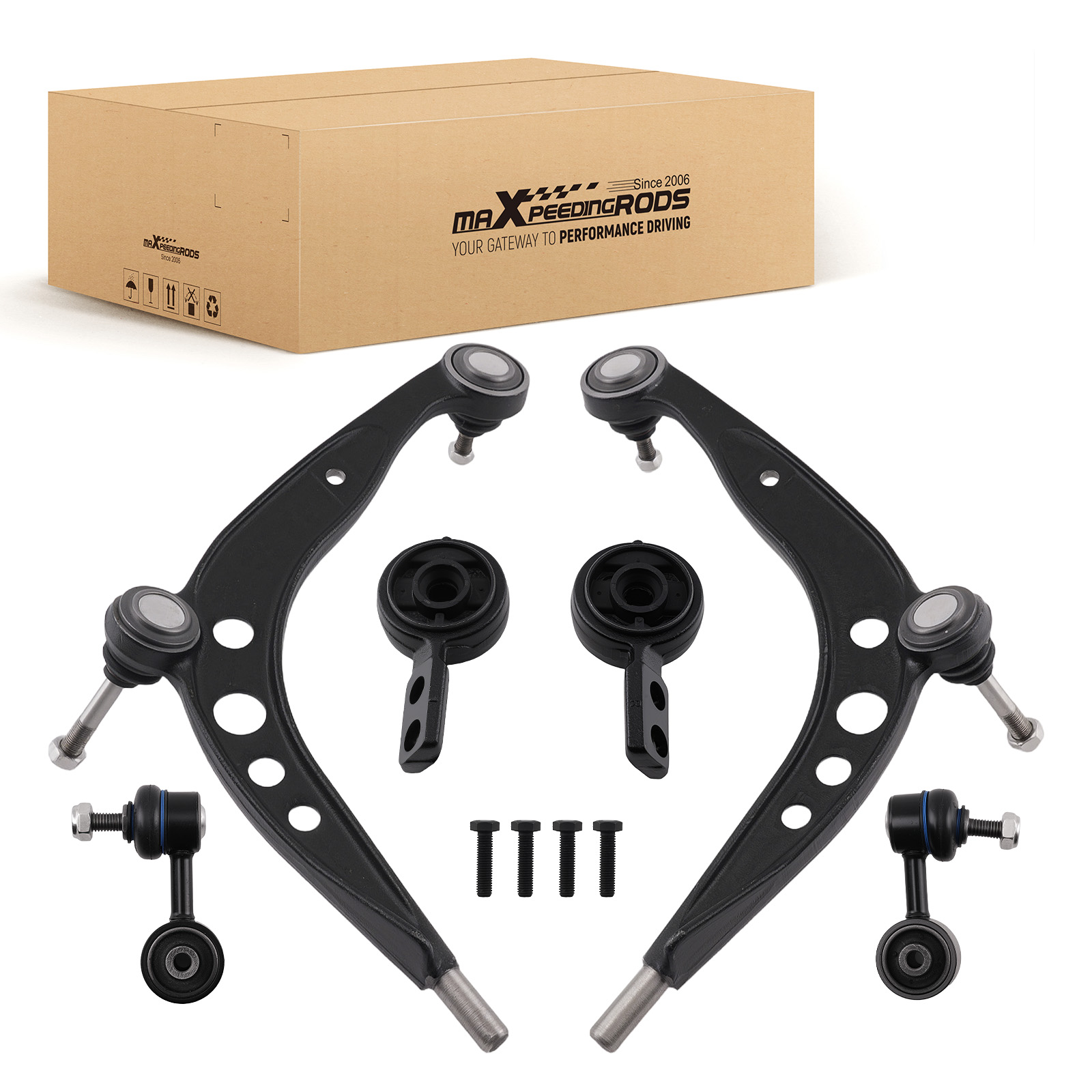 6-TEILIG QUERLENKER SATZ VORNE LINKS+RECHTS FOR BMW 3ER CABRIOLET TOURING E30 Z1