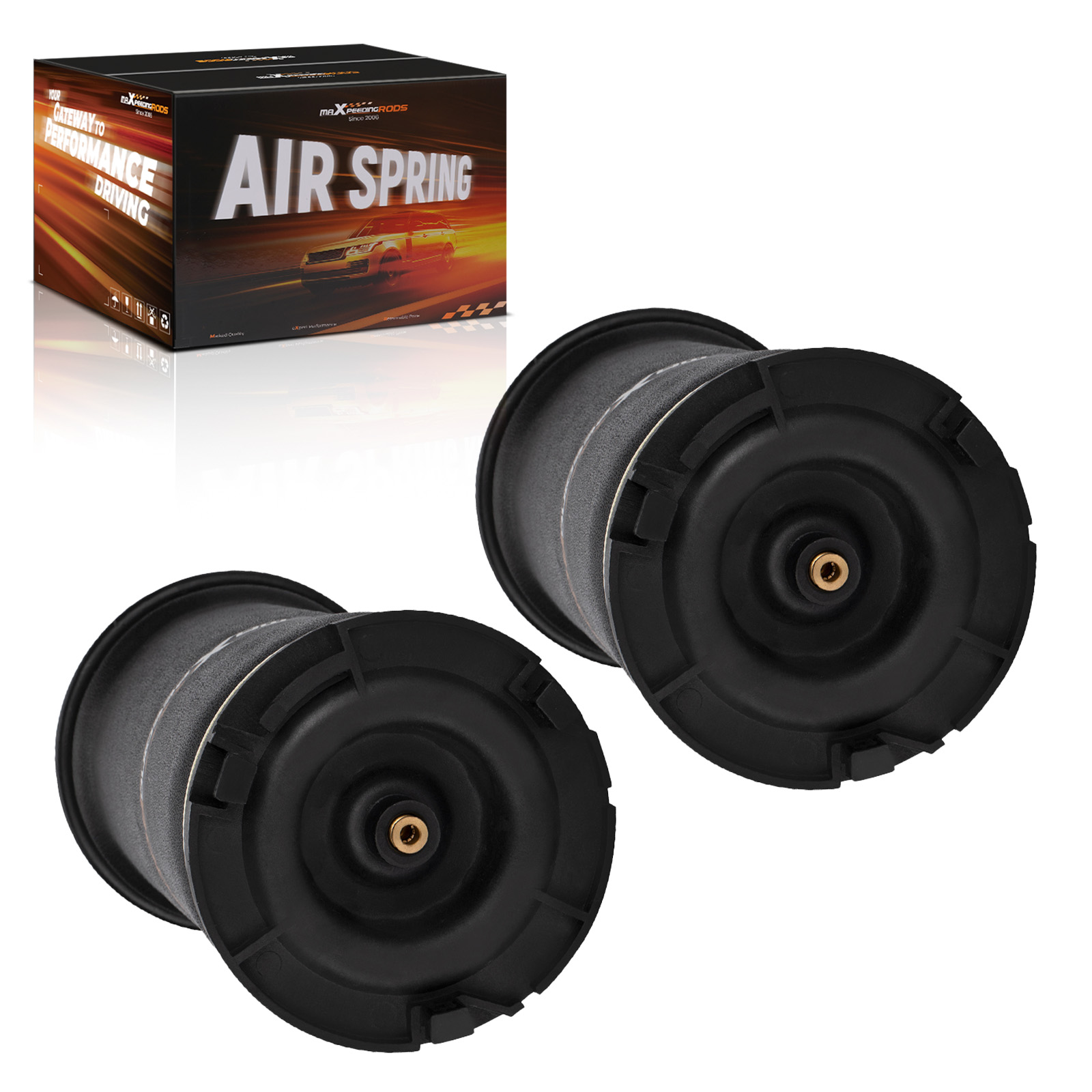 Paar Luftfederung Luftfederbalg for Hummer H2 6.2L Hinten 15938306