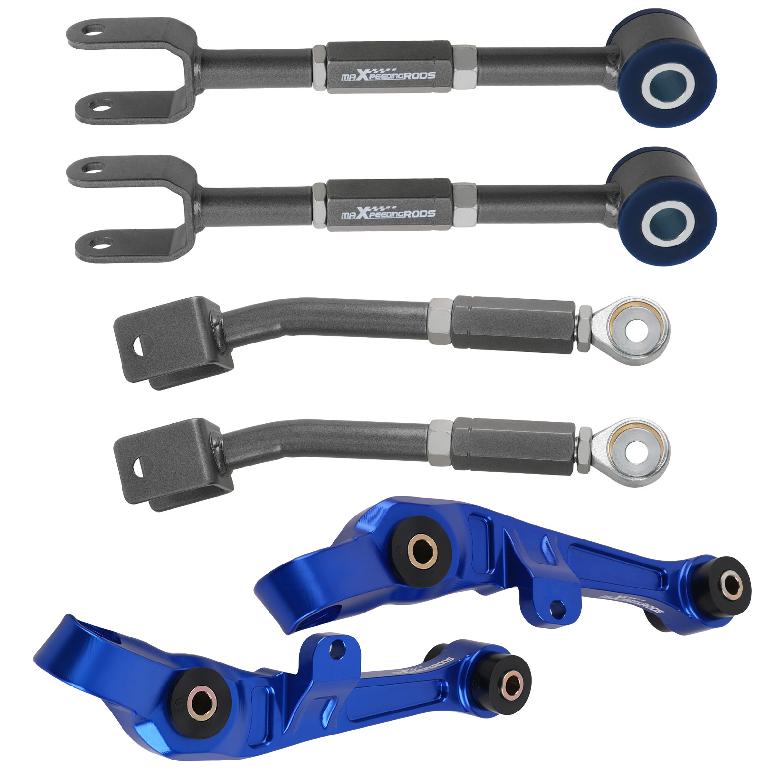 Front Lower Control Arms + Rear Camber Arm Kit for Infiniti G35 03-2007 350Z 2WD