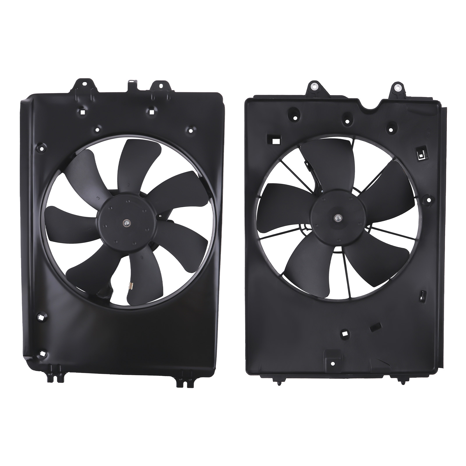 LH & RH 2PC Radiator Condenser Cooling Fan for Honda Pilot 2009-2015 19020RGLA71