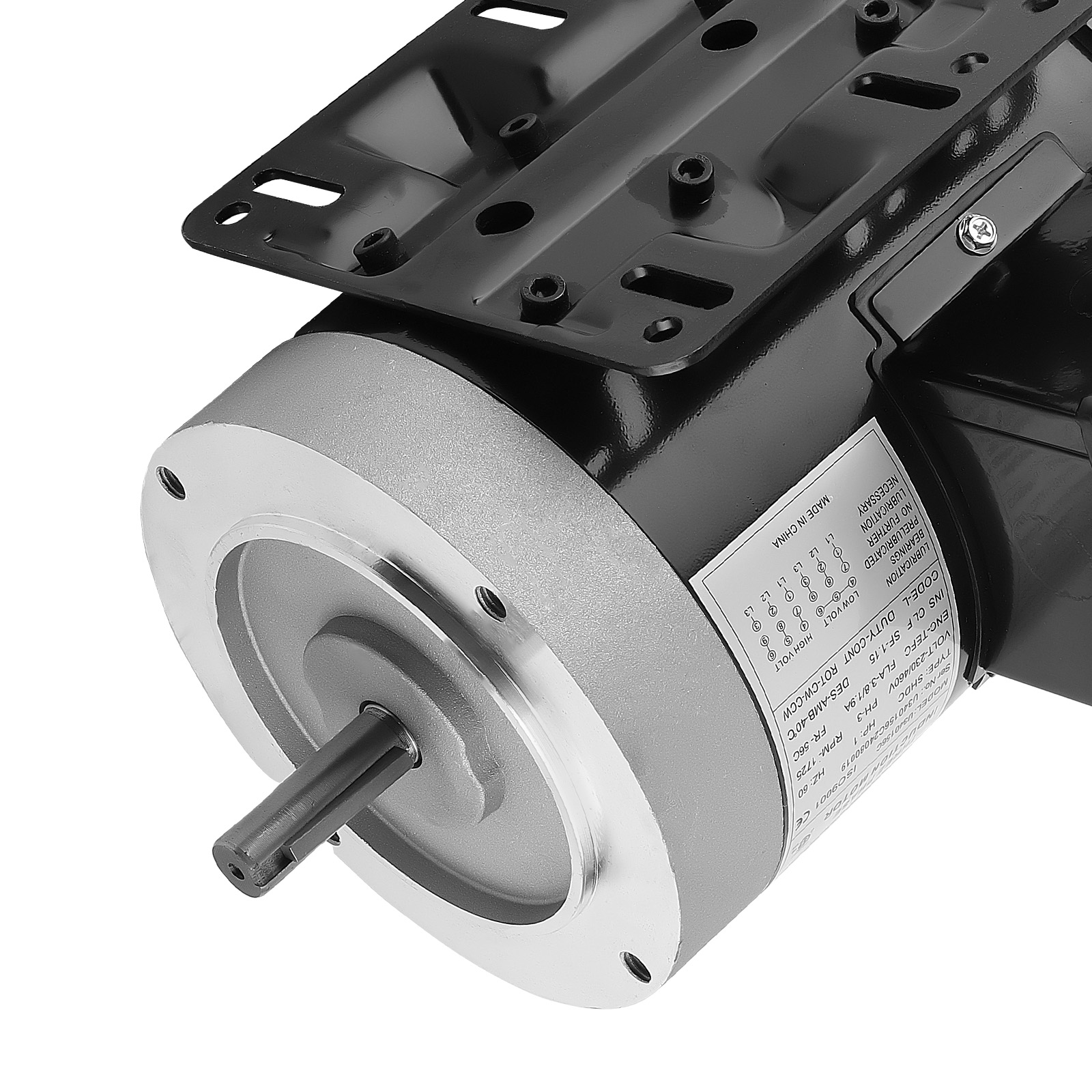 1HP Air Compressor Electric Motor 1800RPM 3.8A/1.9A 56C Frame 5/8