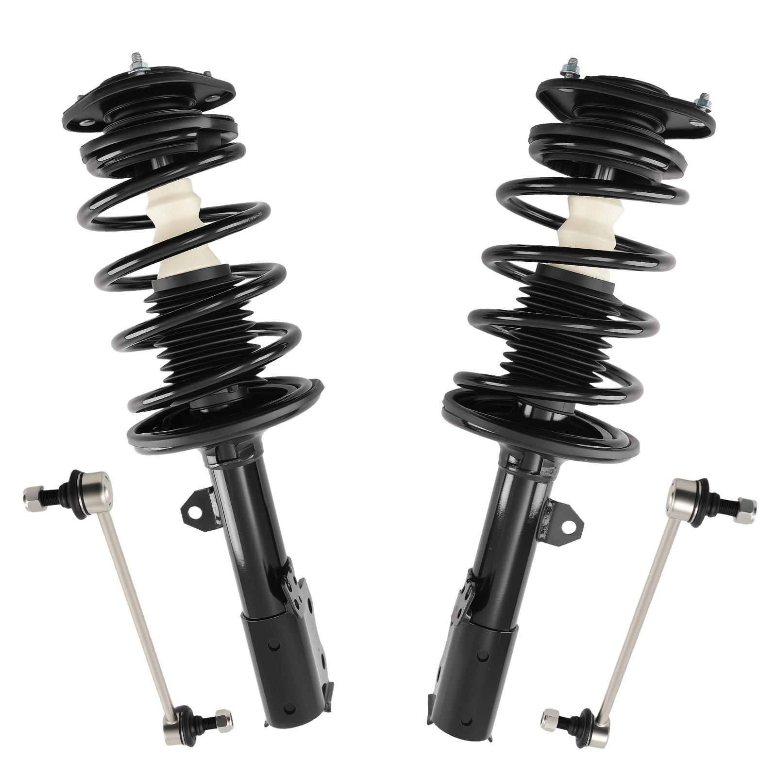 Front Complete Struts w/ Spring Sway Bar Links Kit For 2004-2009 Toyota Prius