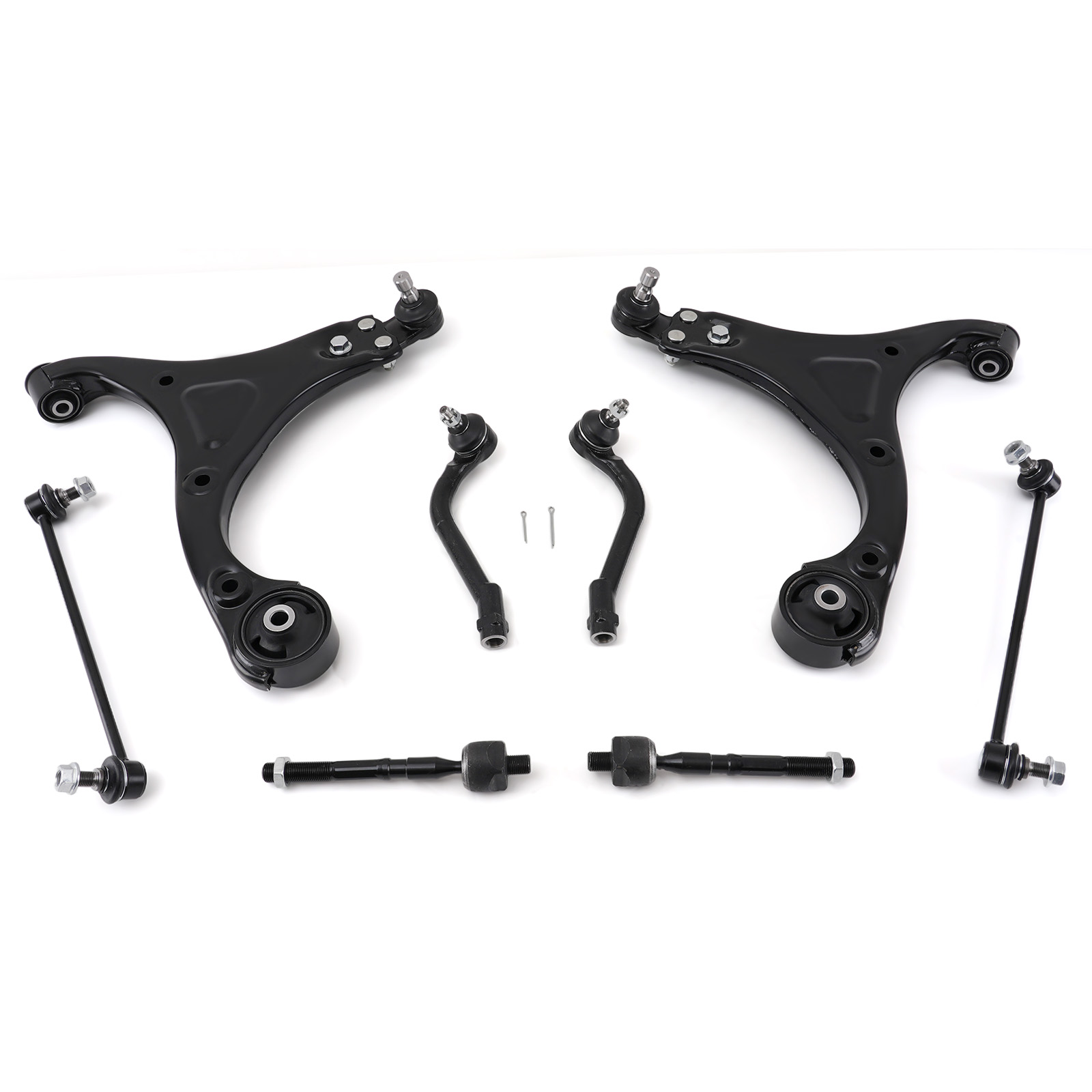 8pc Front Lower Control Arm Sway Bar End Link Tie Rod For Hyundai Sonata 11-2014
