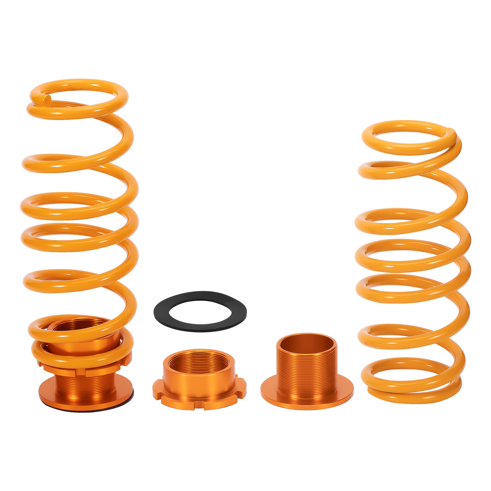 Gewindefahrwerk Set Tieferlegung for Citroen C2 C3 Pluriel 2002-2010 Silber Rot