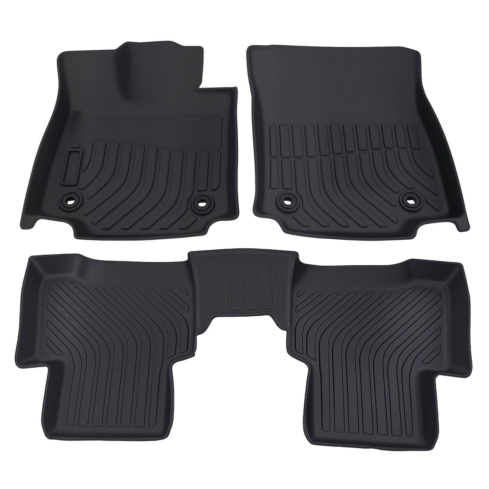 Black Floor Mat Liner for Lexus NX NX350h NX450h+ 2022-2025 Waterproof TPE