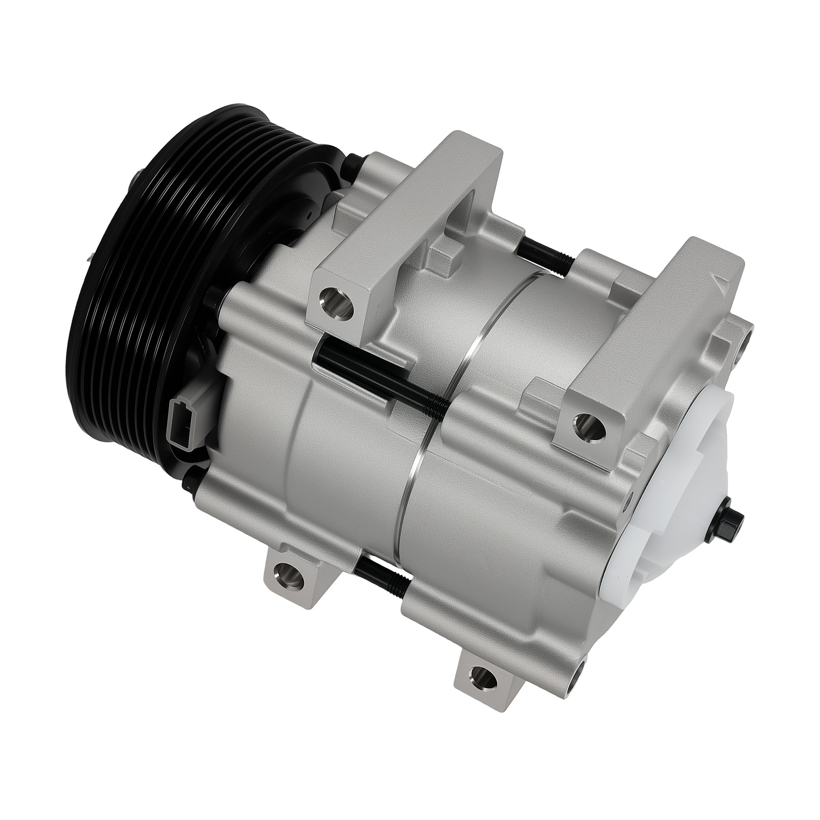 A/C AC Compressor 8 Groove Belt Driven For Ford F150 F250 F350 4.6L 5.4L 6.0L