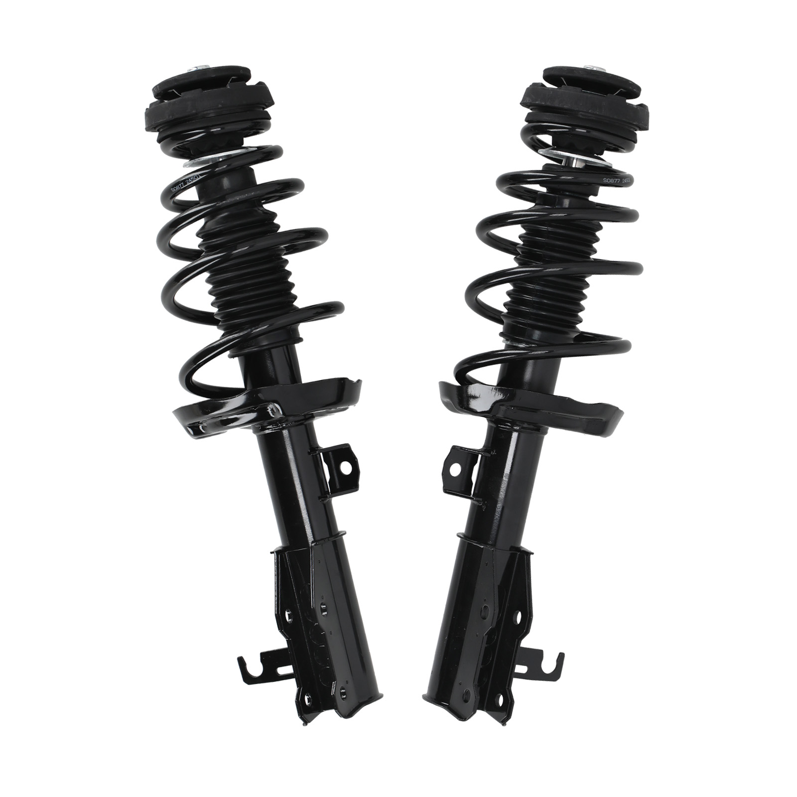Front Pair Complete Shocks Struts w/Coil Spring For 2013-2014 Chevrolet Malibu