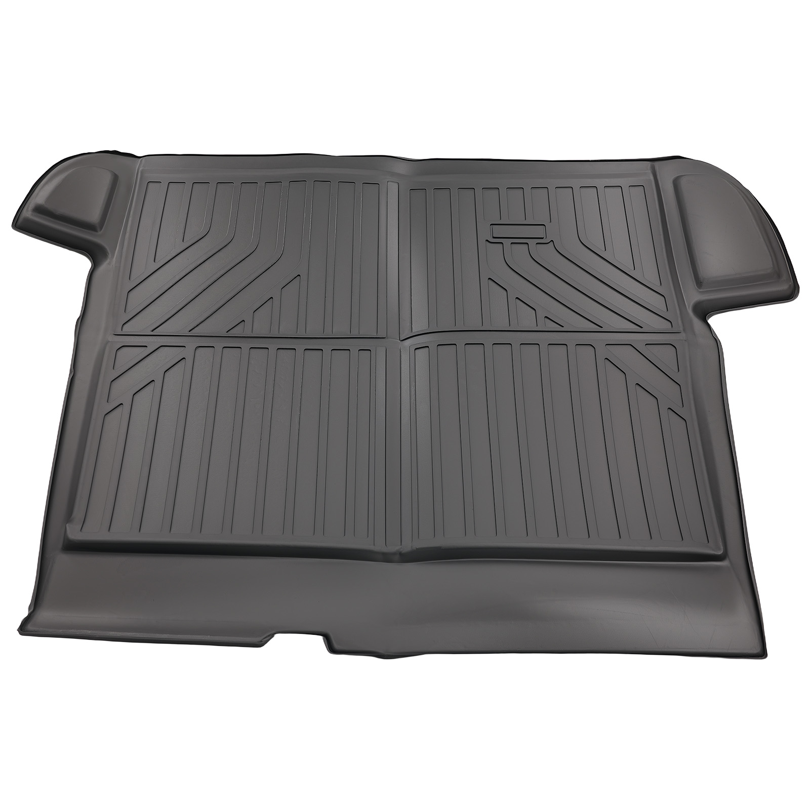 Deep Dish Floor Mats Set for Toyota 4Runner 2013-2024 5-Seats Black TPE Rubber