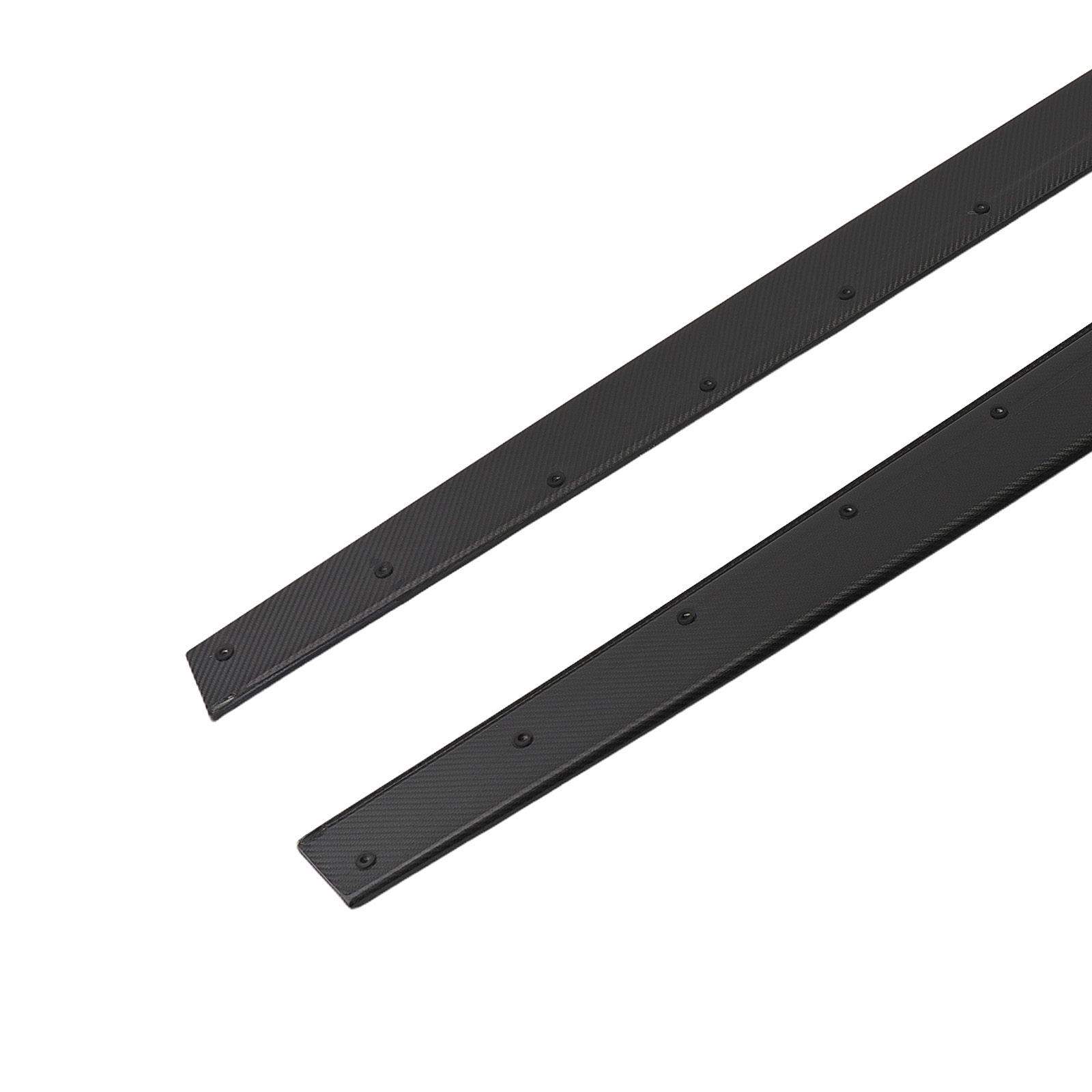2pcs Gloss Black Side Skirt Extension for BMW M4 & F80 M3 15-2019 Carbon Fiber