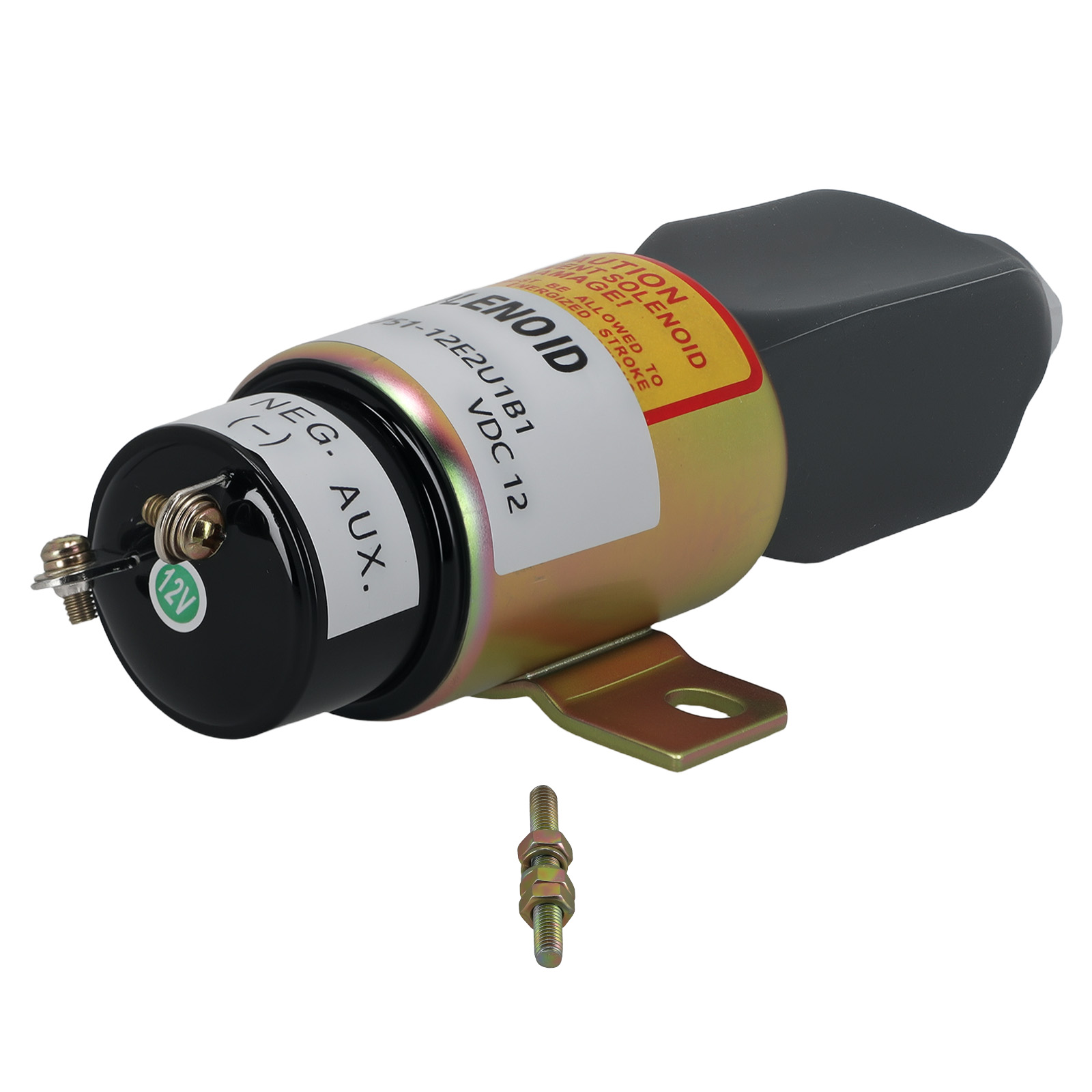 12V Shutoff Solenoid for Genie Lift GS-3384 GS-3390 GS-4390 For Hatz SA-4984-12