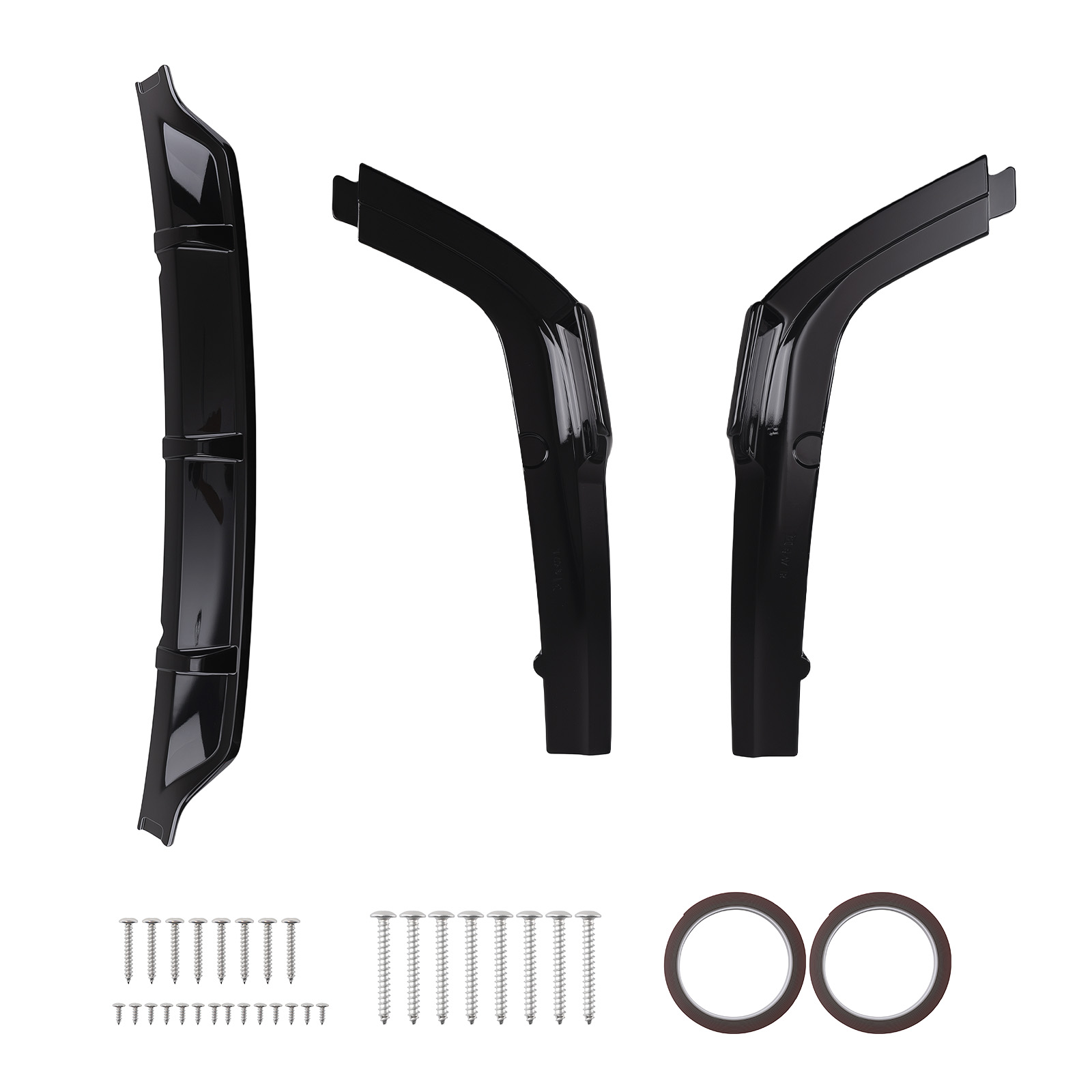 Black Rear Diffuser Lip for BMW G07 X7 M Sport 2019-2025 PP Plastic Bumper