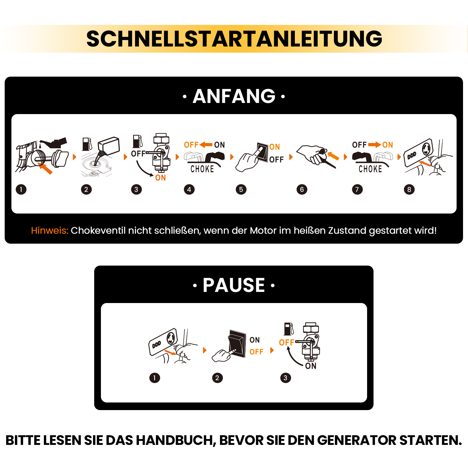 Generadores Inverter 3,5KW Generadores sinusoidales puros Generadores silenci