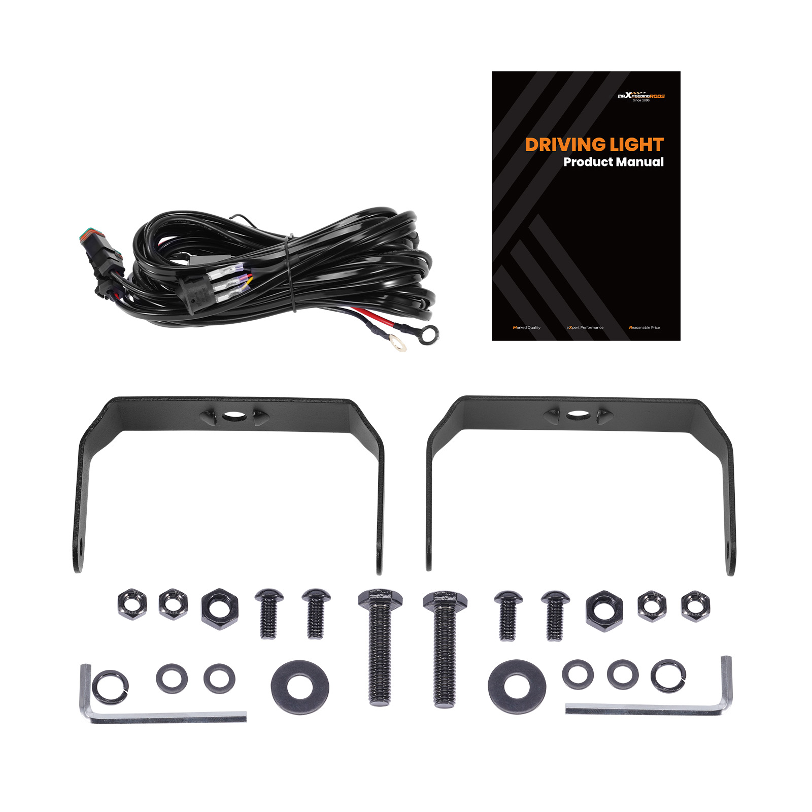 4.4inch LED Pod Lights 60W for Off-Road 6000lm IP67 Spot Flood Combo 5700K