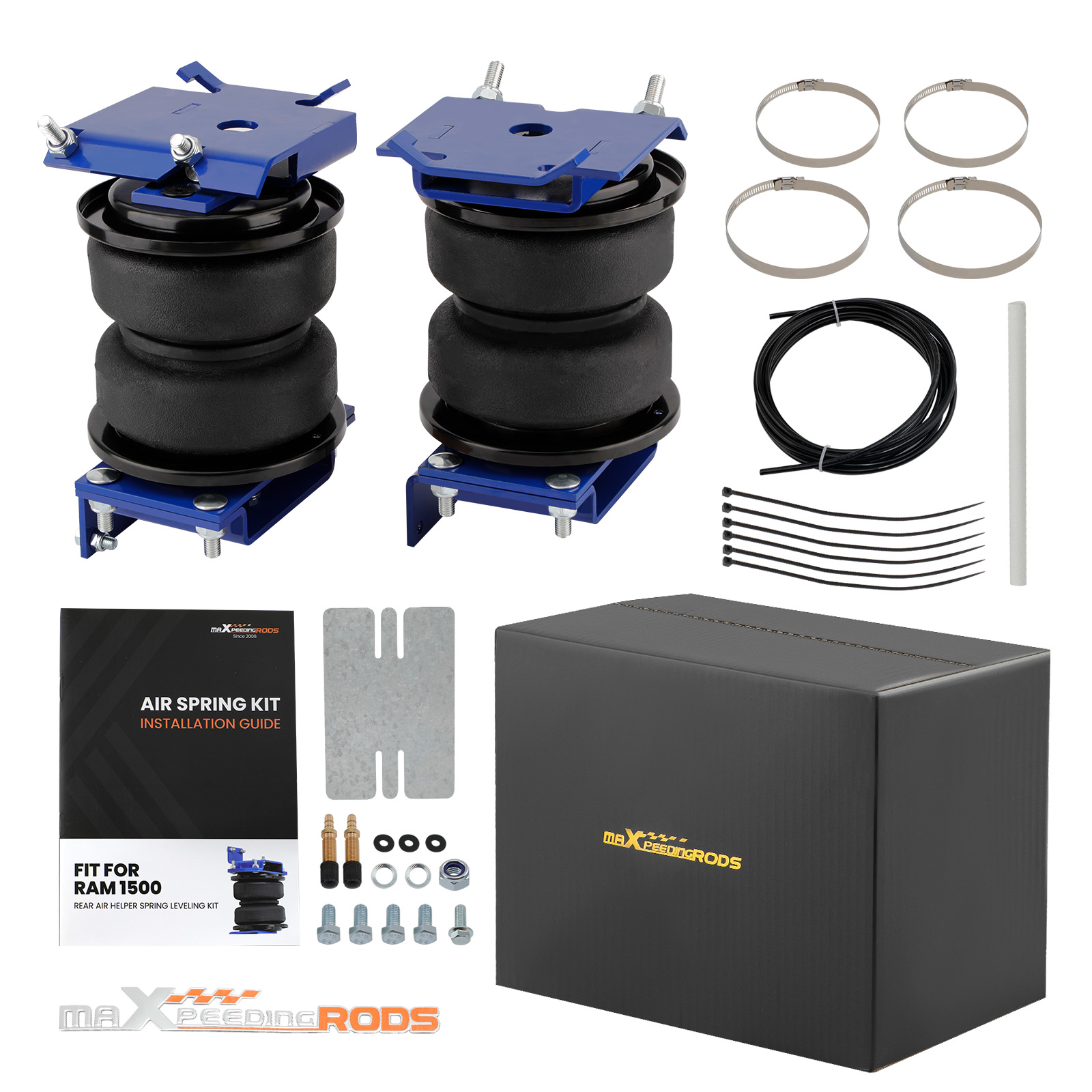Air Spring Suspension Bags Leveling Kit Rear For Dodge Ram Pickup 2500 - View #9