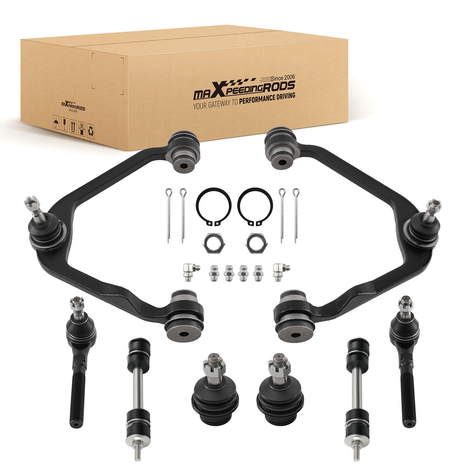 8PC Front Upper Control Arms Suspension Kit for Ford F-150 Expedition 1997-2003