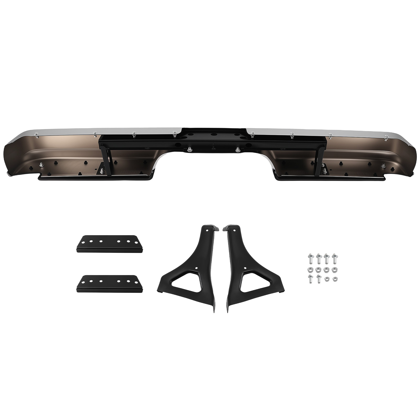 Chrome Rear Bumper for Dodge Ram 1500/2500/3500 Styleside 1994-2002