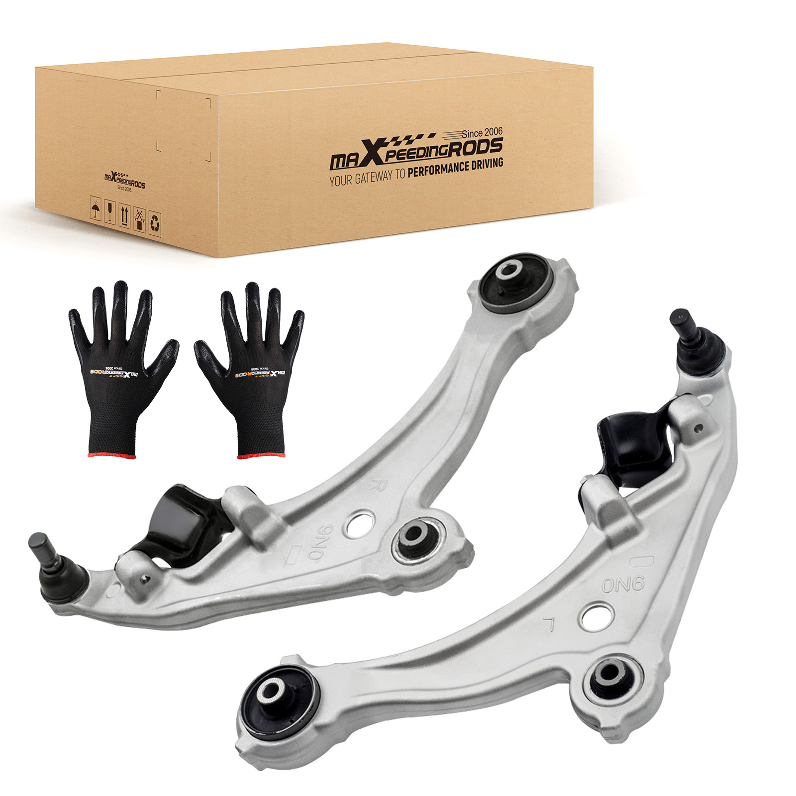 Front Lower Control Arms w/ Ball Joints Assembly Set for Nissan Maxima 2009-2014
