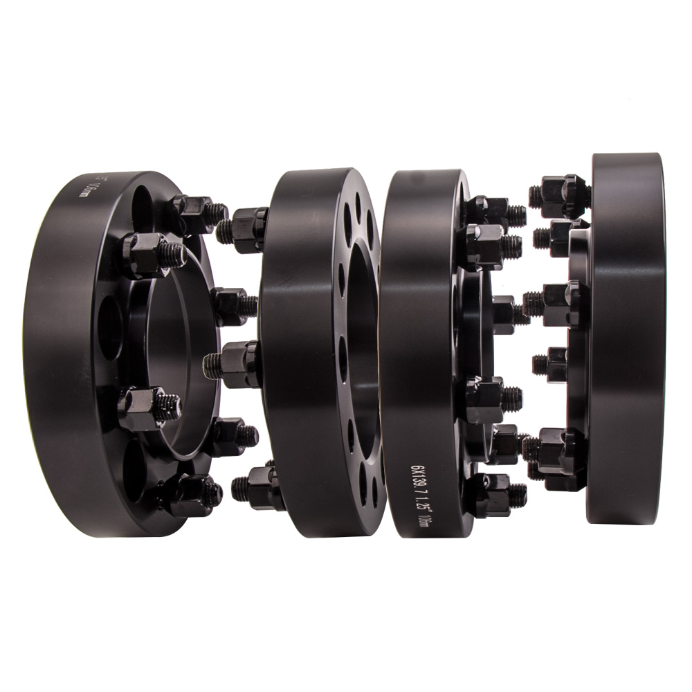 4pc 32mm Separadores De Rueda 6x139.7 M12x1.5 Studs for Toyota Sequoia Tacoma