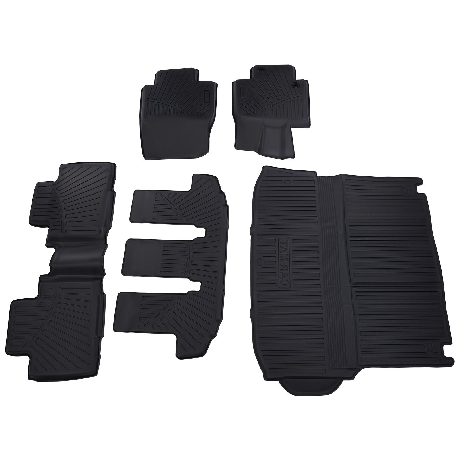 3D Molded Floor Mats & Cargo Liner fit for Toyota Highlander 2020-2025 7-Seats