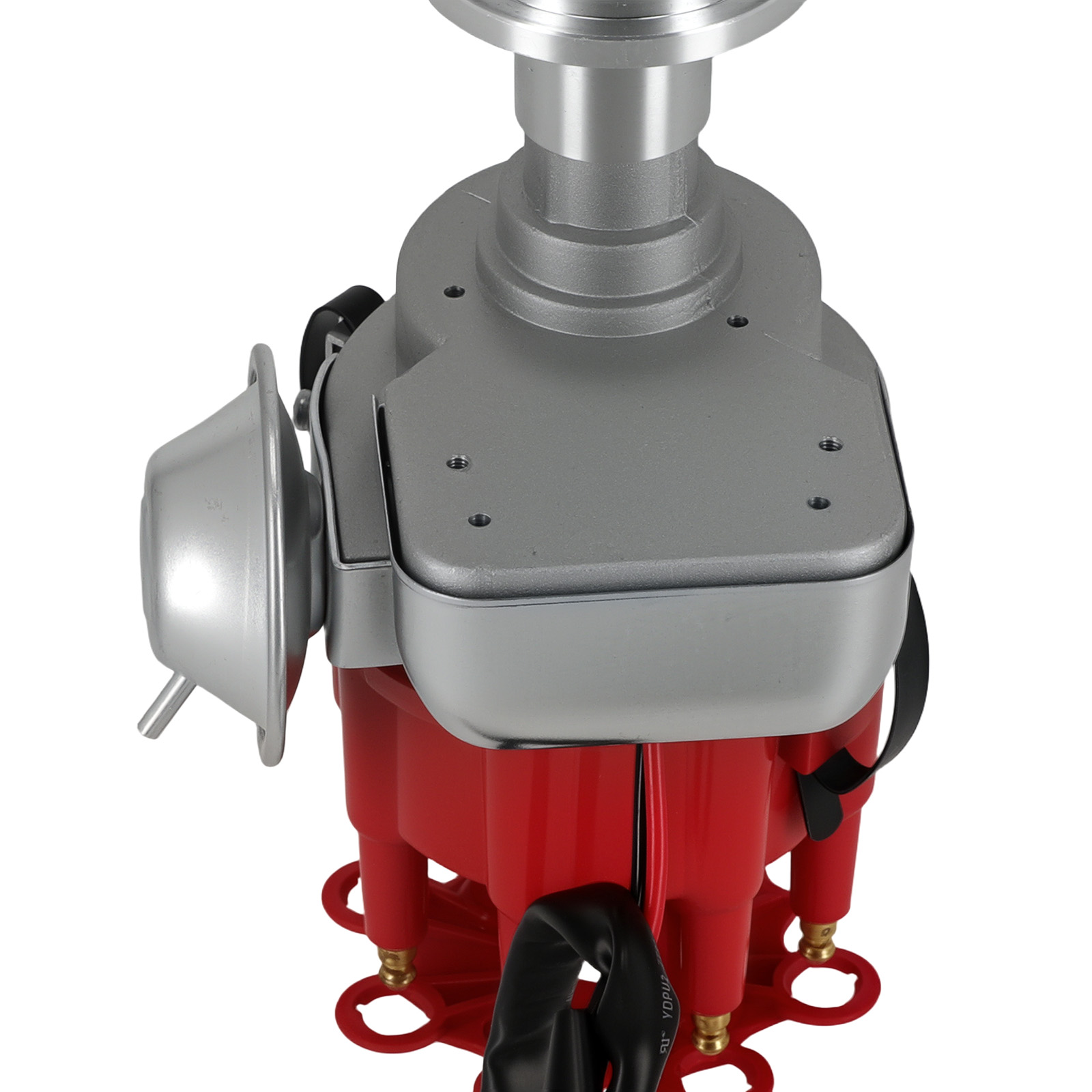 V8 Ignition Distributor Kit fit for Dodge 318/340/360 JM6513R Red Cap