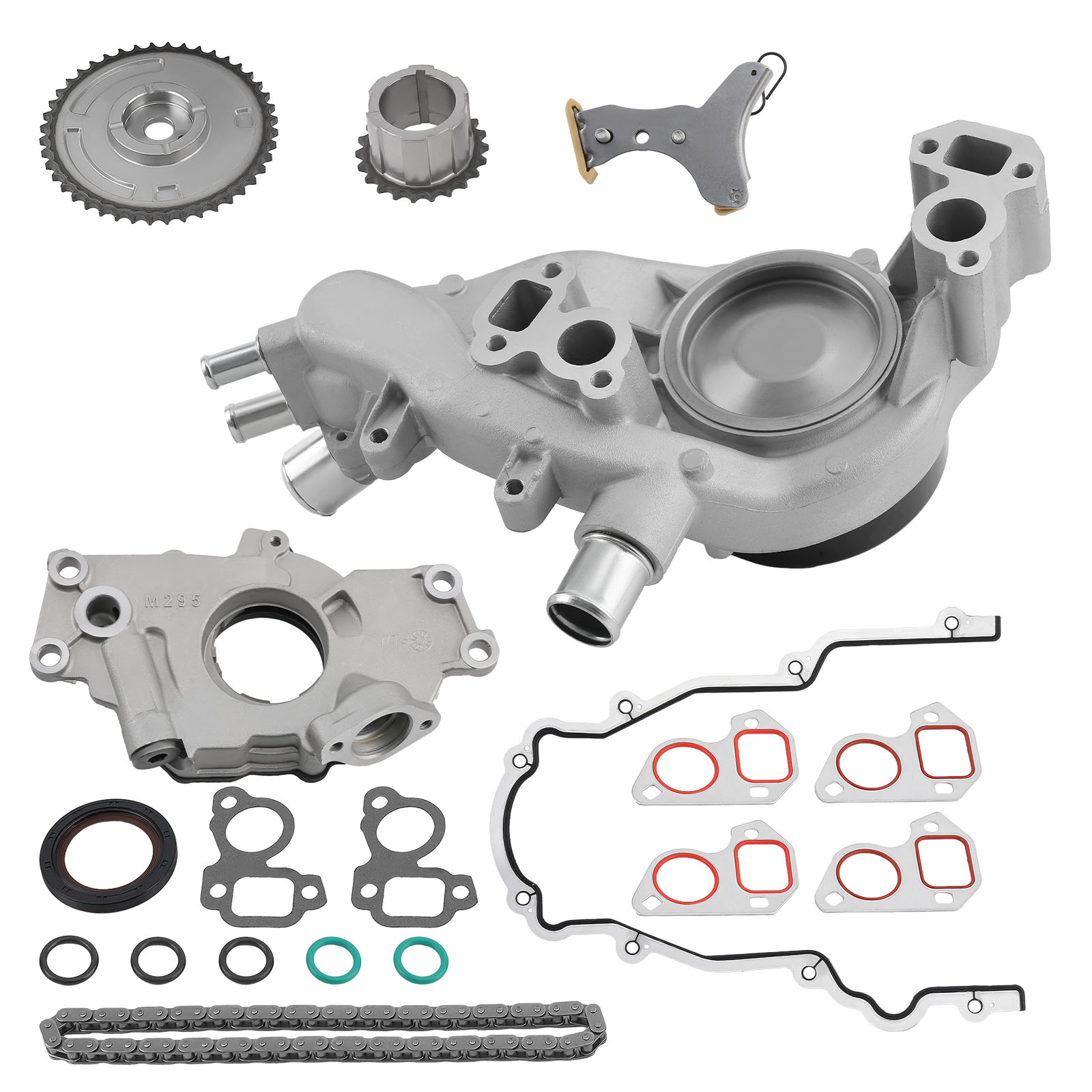 Timing Chain Kit Cover Gasket Oil Pump For Buick Cadillac GMC 5.3 6.0 6.2L new