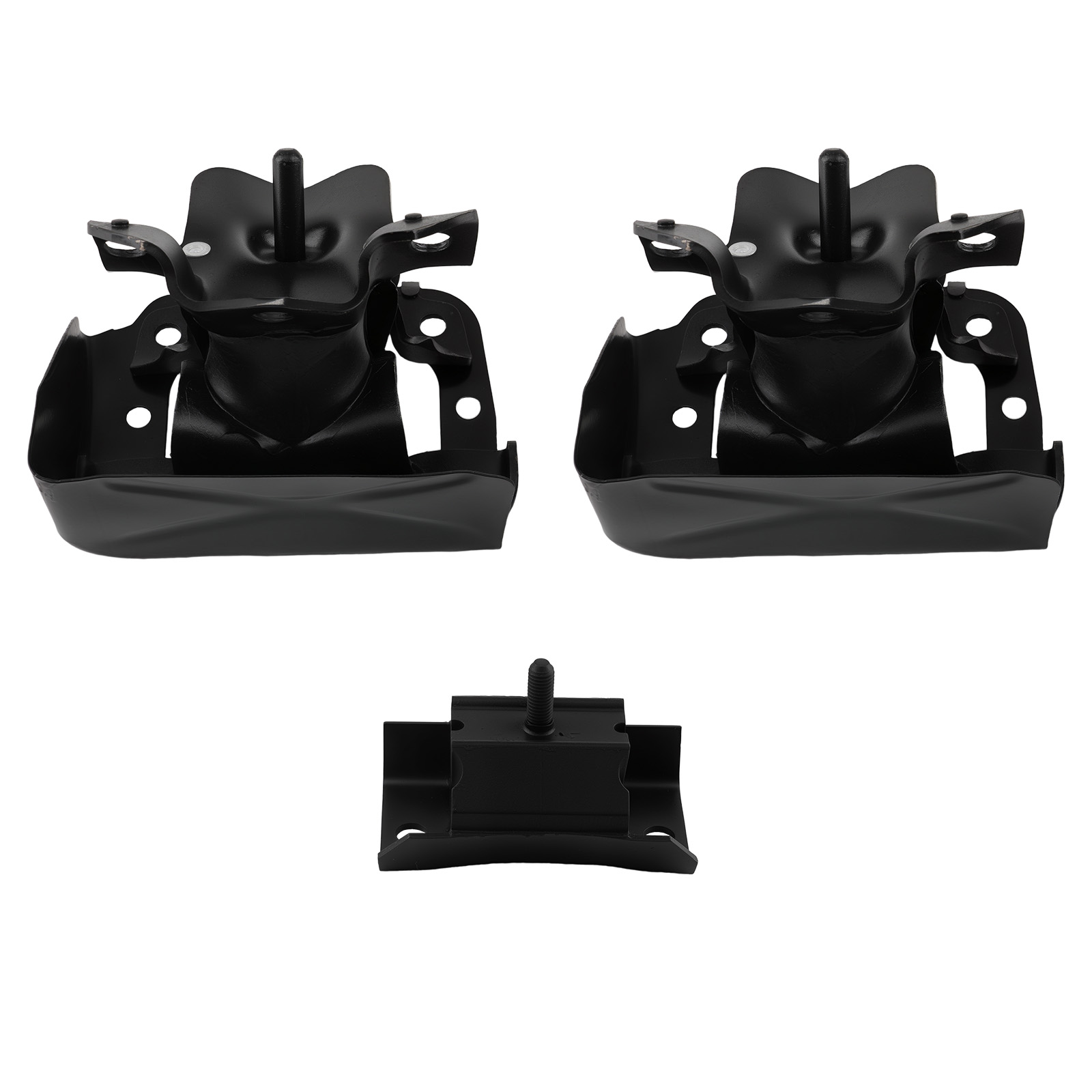 3PC Engine Mount For Silverado/Sierra 1500 2007-2013 V6 4.3L RWD EM4073 EM2811