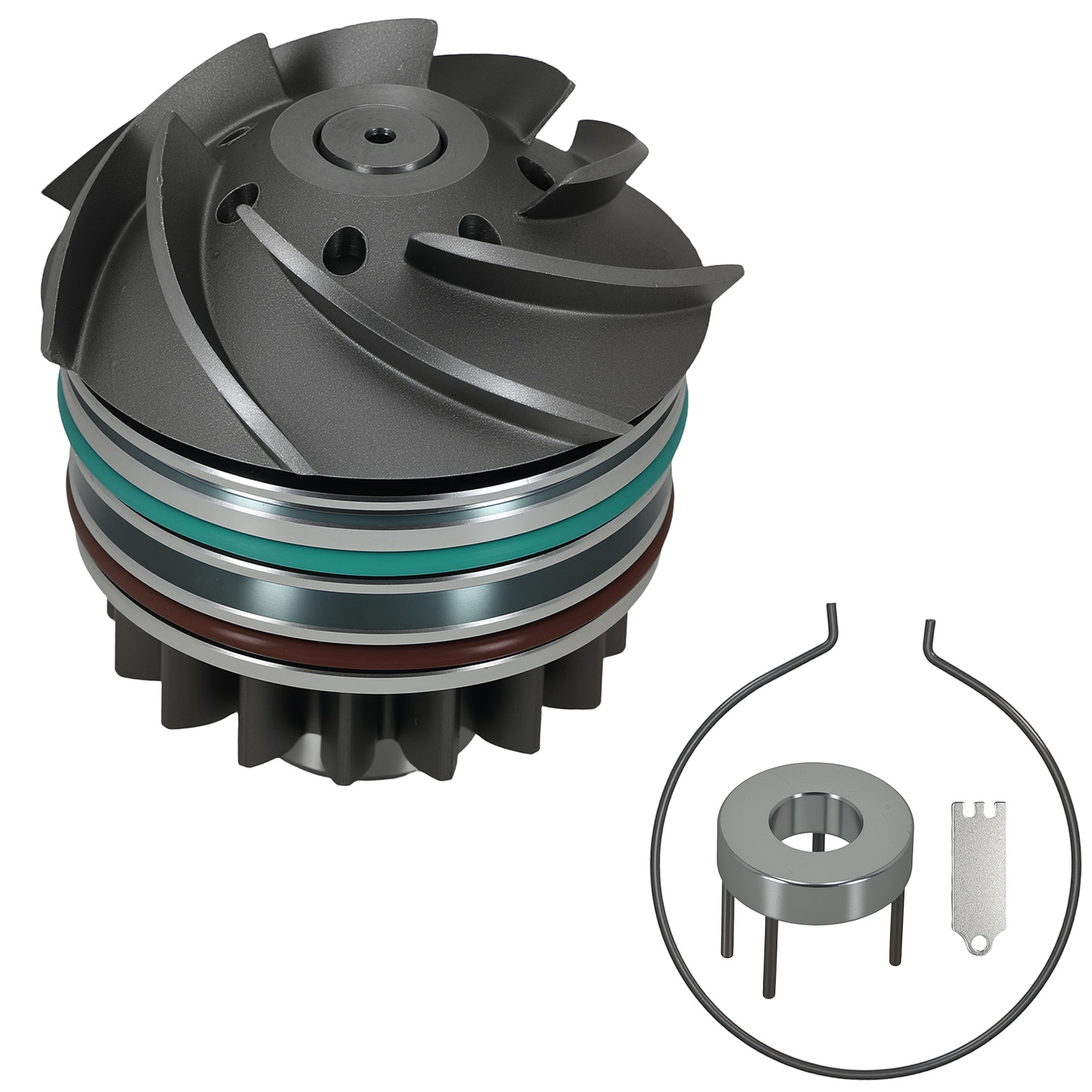 Coolant Water Pump for John Deere 9970 8300 7810 7710 9610 8100 8200 RE57154