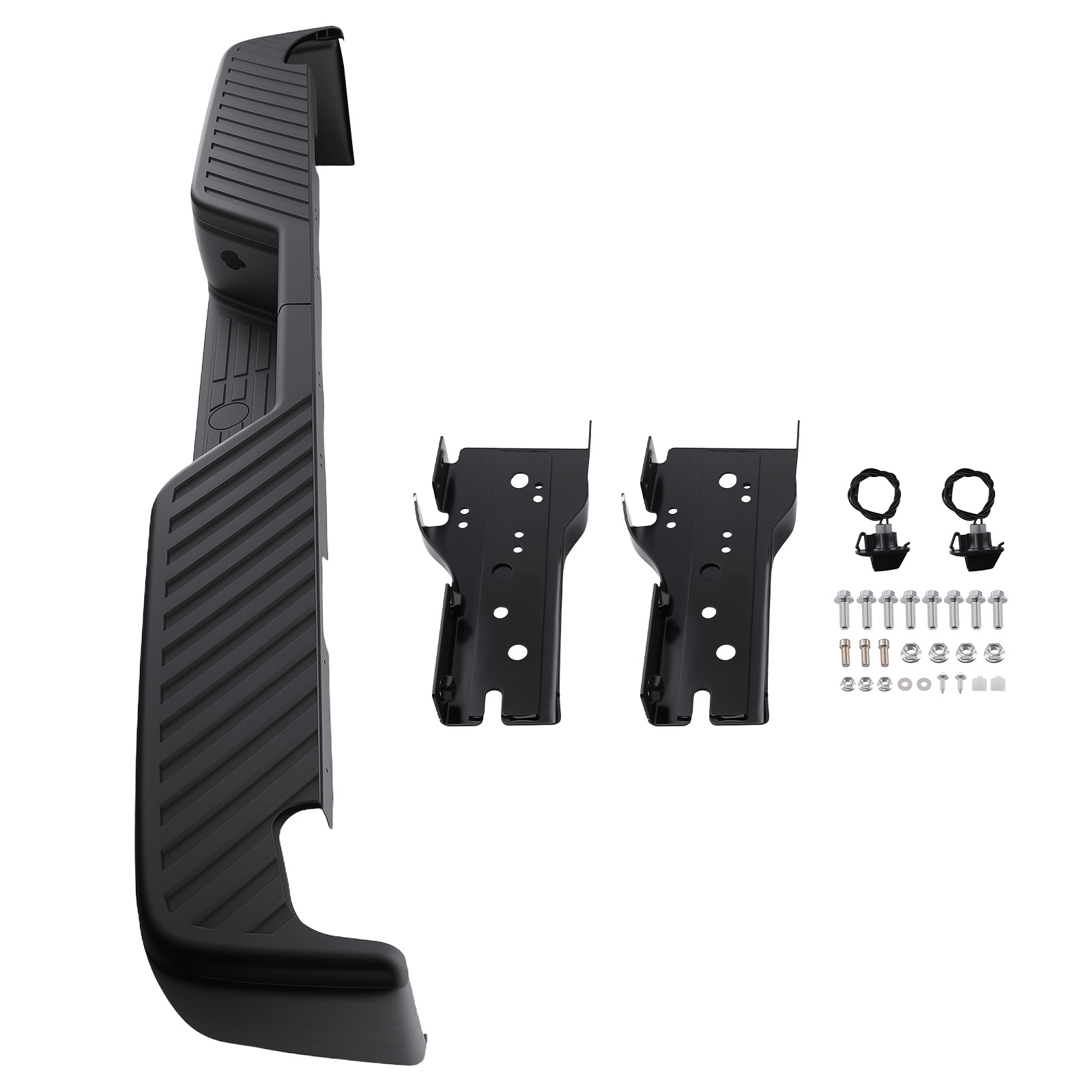 Rear Bumper Assembly Reinforced for Nissan Titan 2004-2015 NI1103117 Black