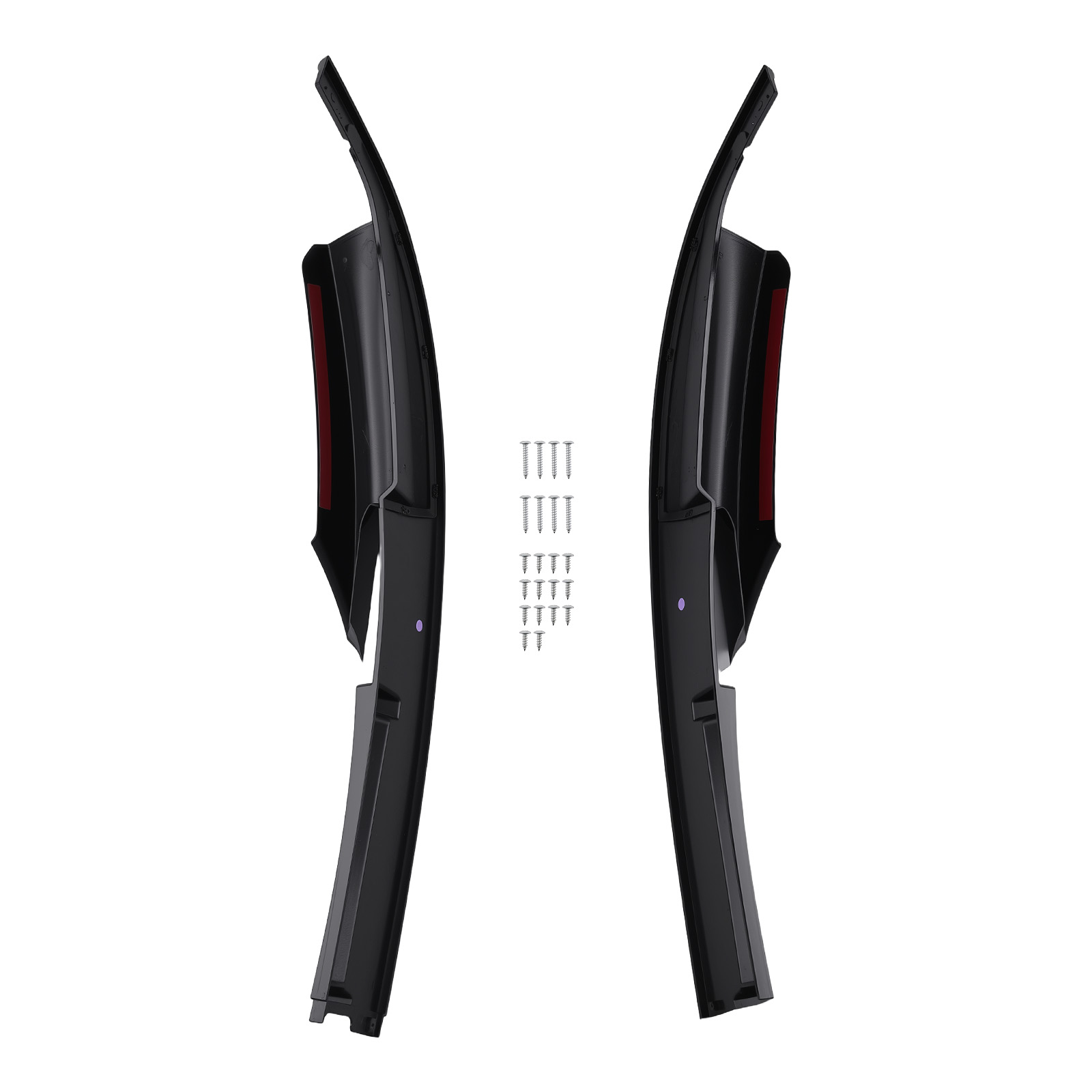 Bumper Lip Spoiler Kit for BMW 3 Series M Sport Sedan Wagon 2012-2018 Black 4PC