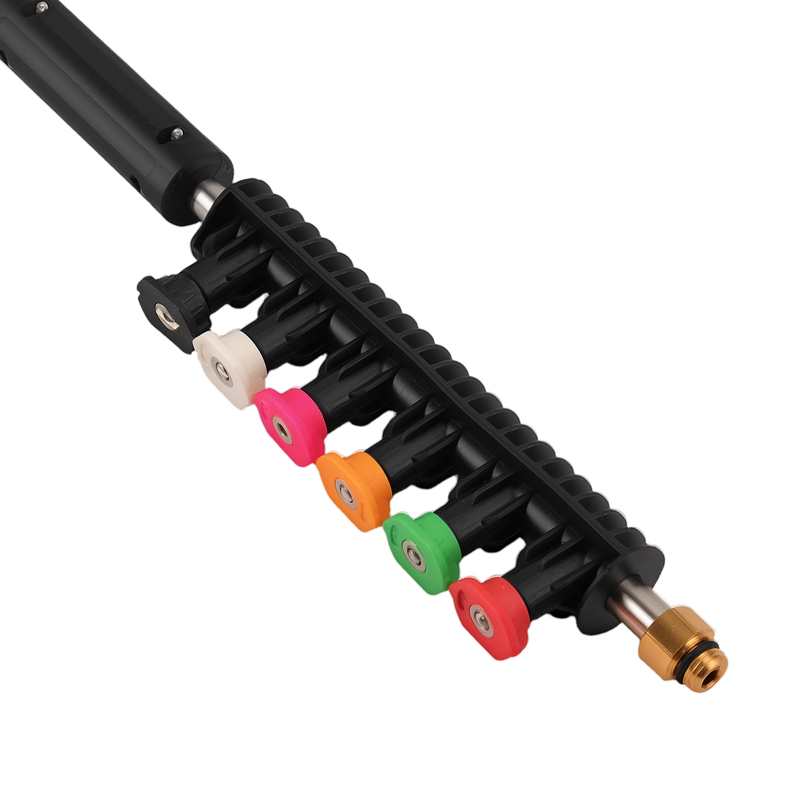 Pressure Washer Extension Wand 6 Tips Curved Wand for Pressure Washer Cleaning