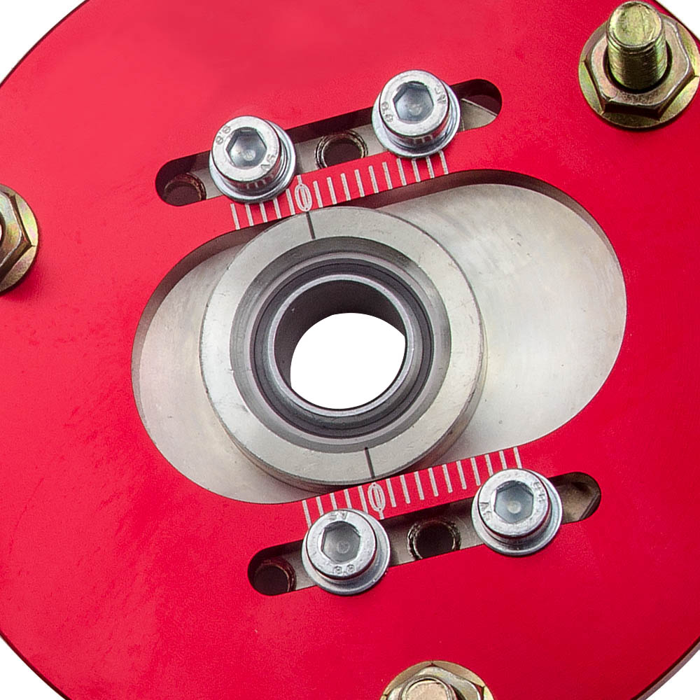 Pair Coilover Pillowball Camber Top Mounts Front Camber Plate fits for BMW E36