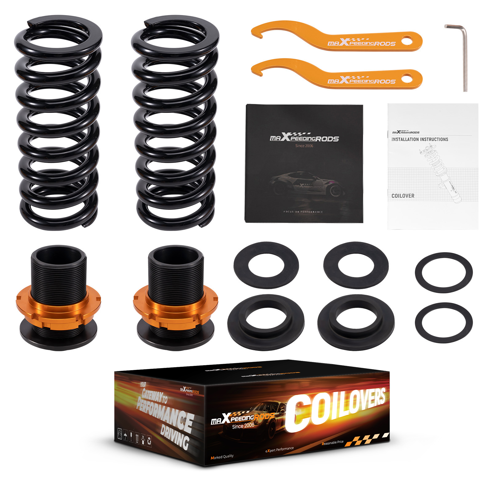 Gewindefahrwerk 24 Wege Dämpferkraft For BMW 1er Coupe E82 118d 2009/09-2013/10