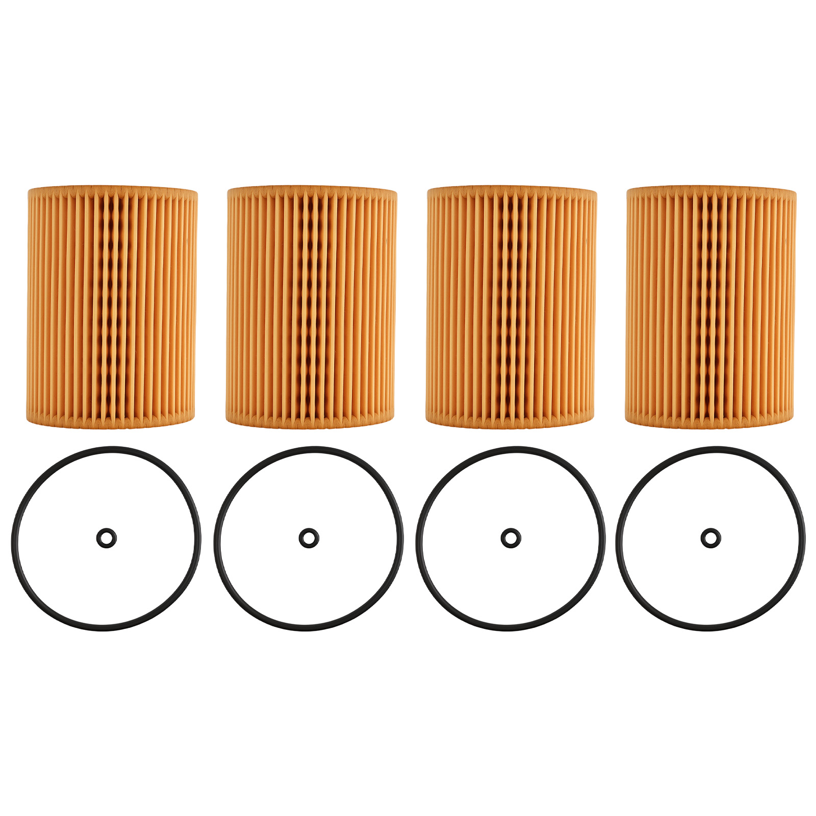 Engine Oil Filter Kit for Mercedes GL GLE ML R350 24V 2007-2016 4PCS HU821x