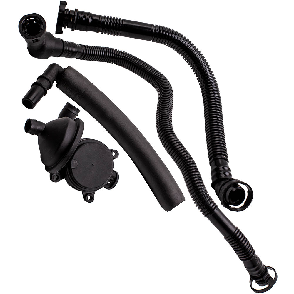 4PCS PCV Crankcase Vent Valve & Breather Hose Kit for BMW E46 E87 E85 316 318 eBay